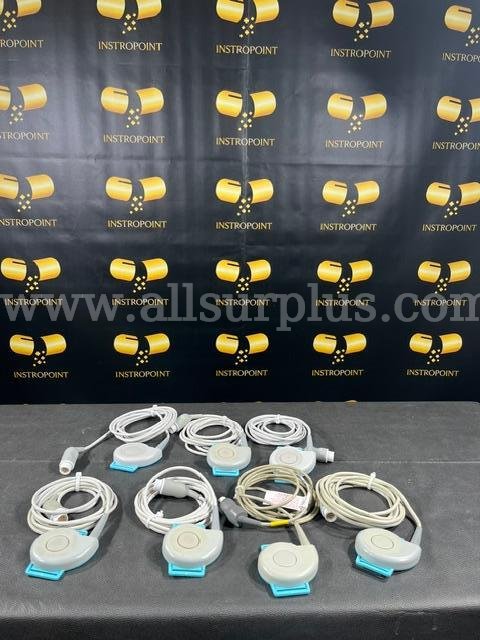 Lot of 8 GE Corometrics Nautilus US Fetal Ultrasound Transducer (AS169)  AS169 Government Surplus Auction - Primary Photo