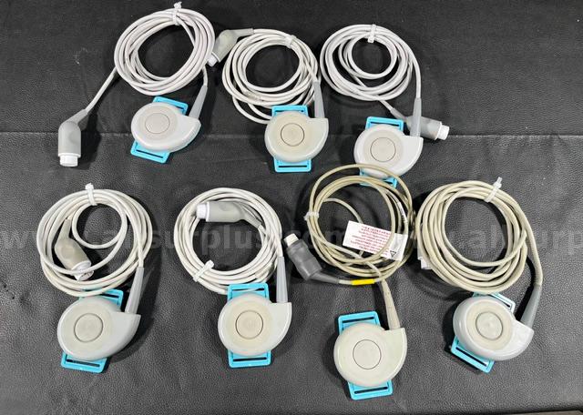 Lot of 8 GE Corometrics Nautilus US Fetal Ultrasound Transducer (AS169)  AS169 Government Surplus Auction - Photo #3