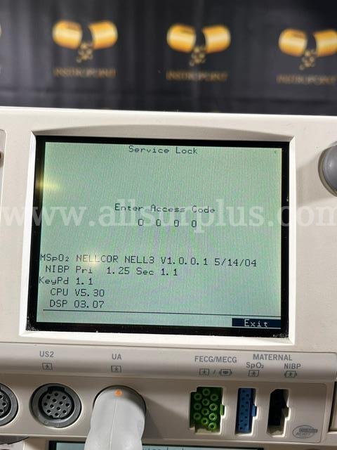 Lot of GE Corometrics 250CX Fetal Monitors with UA/ TOCO Transducers  (AS8E)  250CX Government Surplus Auction - Photo #6