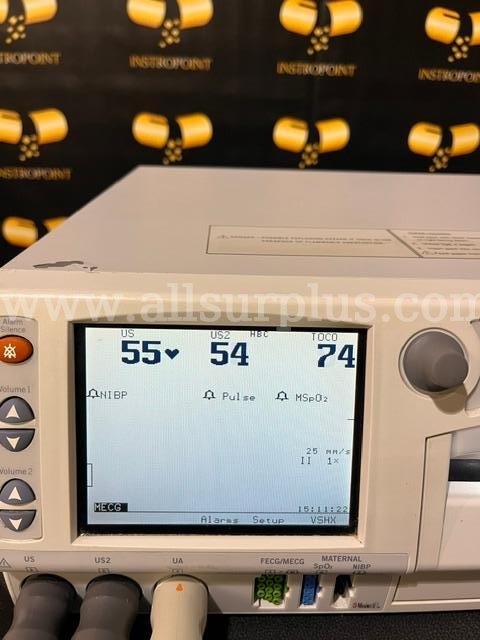 GE Corometrics 250CX Fetal Monitor with Toco Transducers (C351)  250CX Government Surplus Auction - Photo #3