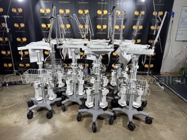 Lot of 14 Philips SPRS-2 EV300 Roll Stands **Stands Only** (C408)  EV300 Government Surplus Auction - Primary Photo