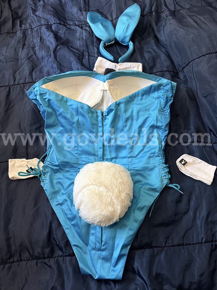 Lot of 2 Original Playboy Bunny Uniforms – Black & Blue – Las Vegas & Playboy Mansion Provenance   Government Surplus Auction - Primary Photo