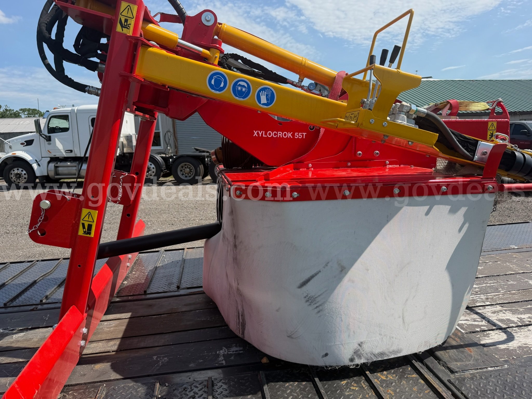 Rabaud 3 pt tractor stump grinder new with warranty Rabaud Xylocrock Government Surplus Auction - Photo #3