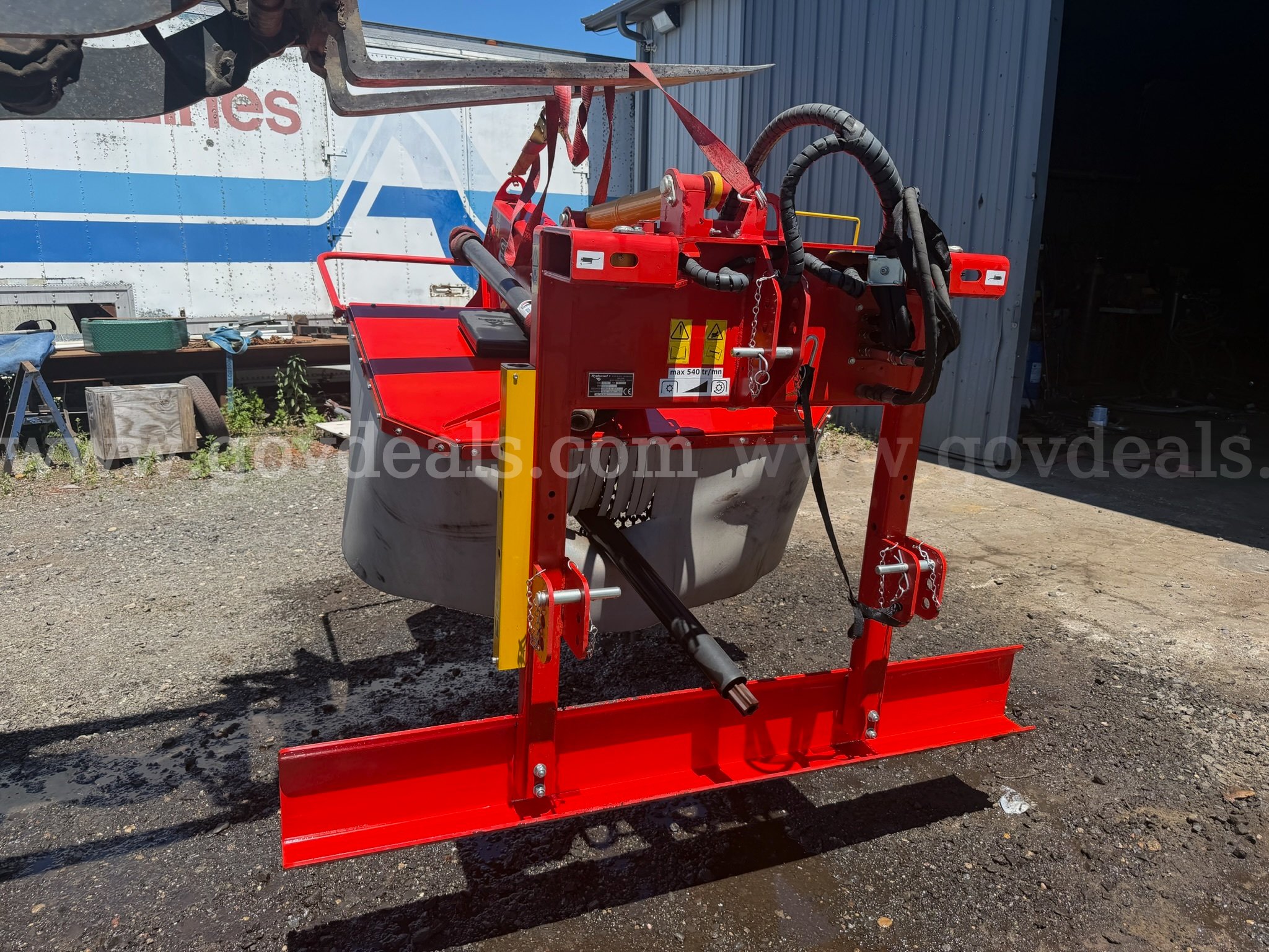 Rabaud 3 pt tractor stump grinder new with warranty Rabaud Xylocrock Government Surplus Auction - Photo #4