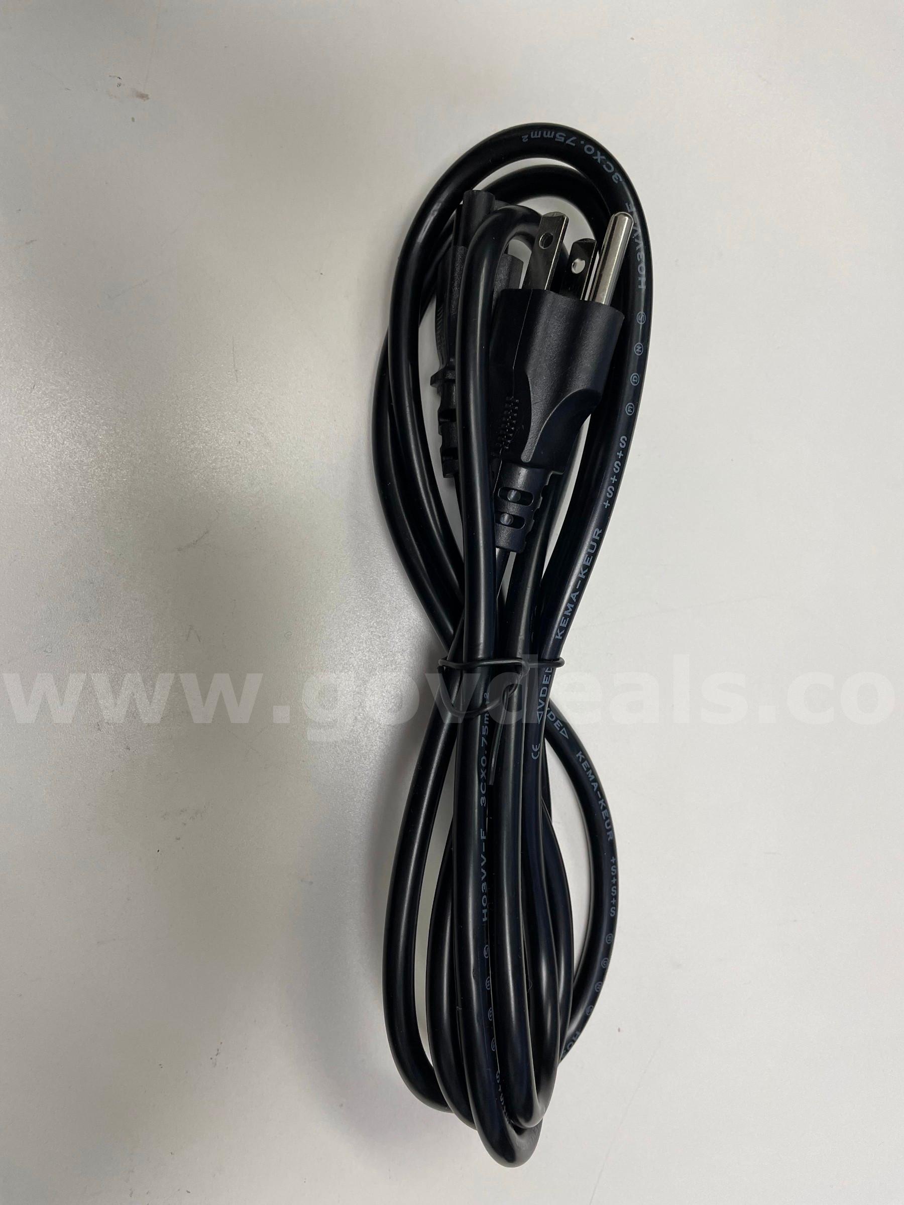 Lot of 25 KEMA-KEUR Certified IEC C5 Cloverleaf Power Cords   Government Surplus Auction - Photo #5