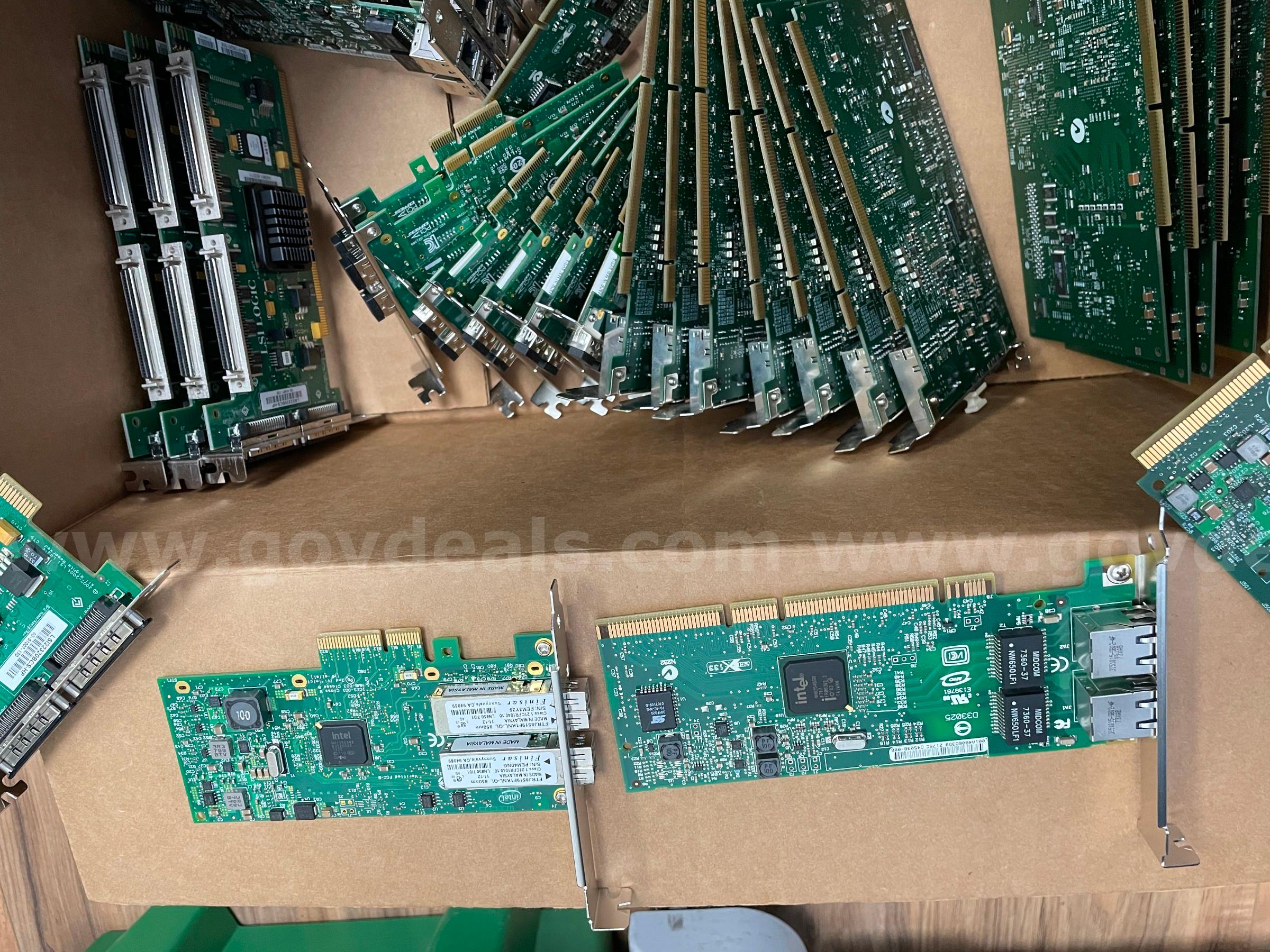 Lot of 32 PCI-X Server HBA Cards – HP AB290AX / AB465AX / Intel I350-F2 / LSI22320BCS – U320 / FC / Gigabit HP AB290AX Government Surplus Auction - Photo #4