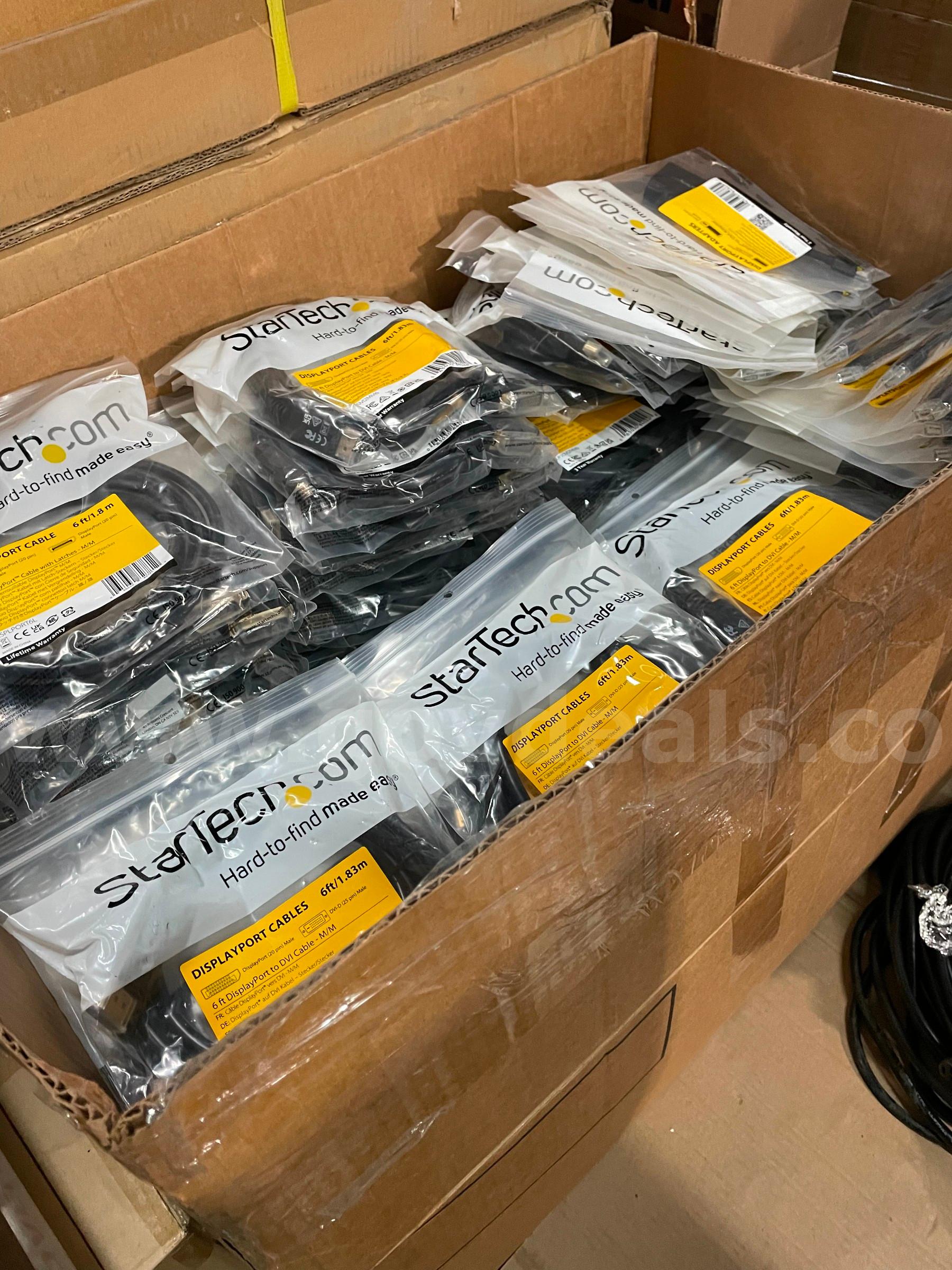 Bulk Lot (277 Pcs) StarTech.com Digital Video Cables & Adapters - All Brand New  277 Government Surplus Auction - Photo #4