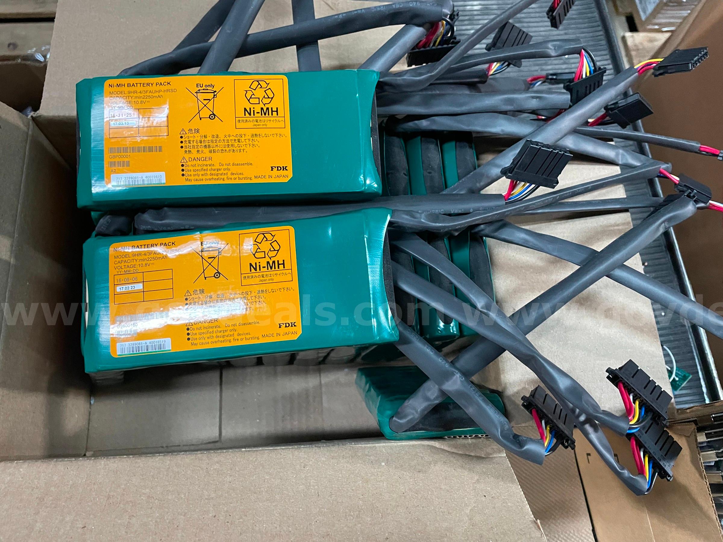 Lot of 24 Hitachi HDS VSP Cache Backup Batteries | 10.8V 2250mAh | 9HR-4/3FAUHP-HRSD