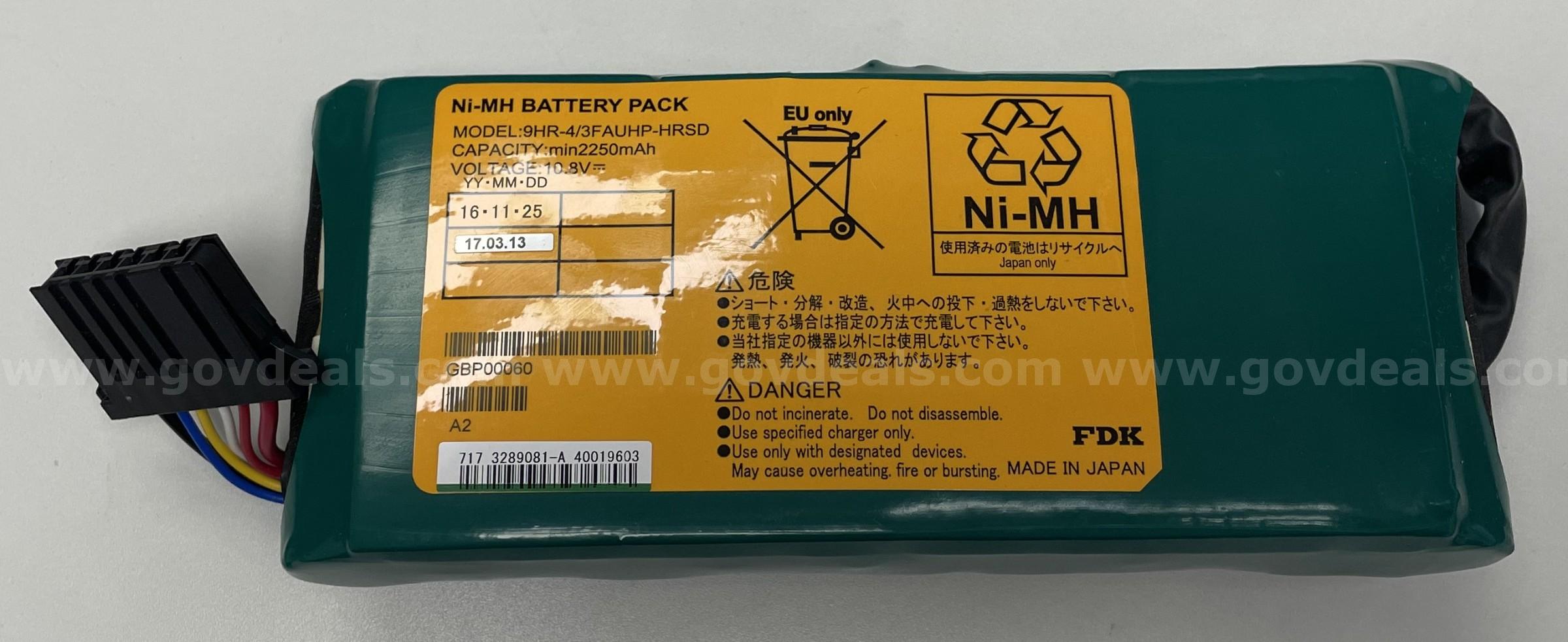 Lot of 24 Hitachi HDS VSP Cache Backup Batteries | 10.8V 2250mAh | 9HR-4/3FAUHP-HRSD Hitachi 2250mAh Government Surplus Auction - Photo #3