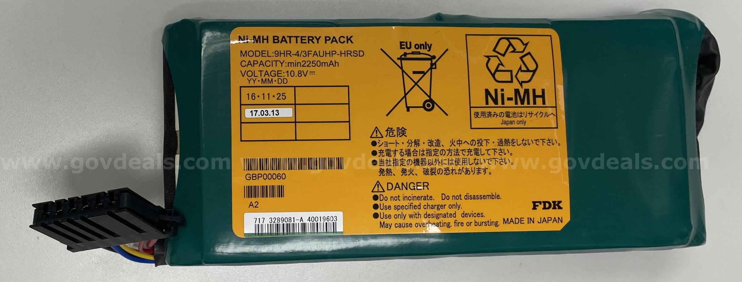 Lot of 24 Hitachi HDS VSP Cache Backup Batteries | 10.8V 2250mAh | 9HR-4/3FAUHP-HRSD Hitachi 2250mAh Government Surplus Auction - Photo #4