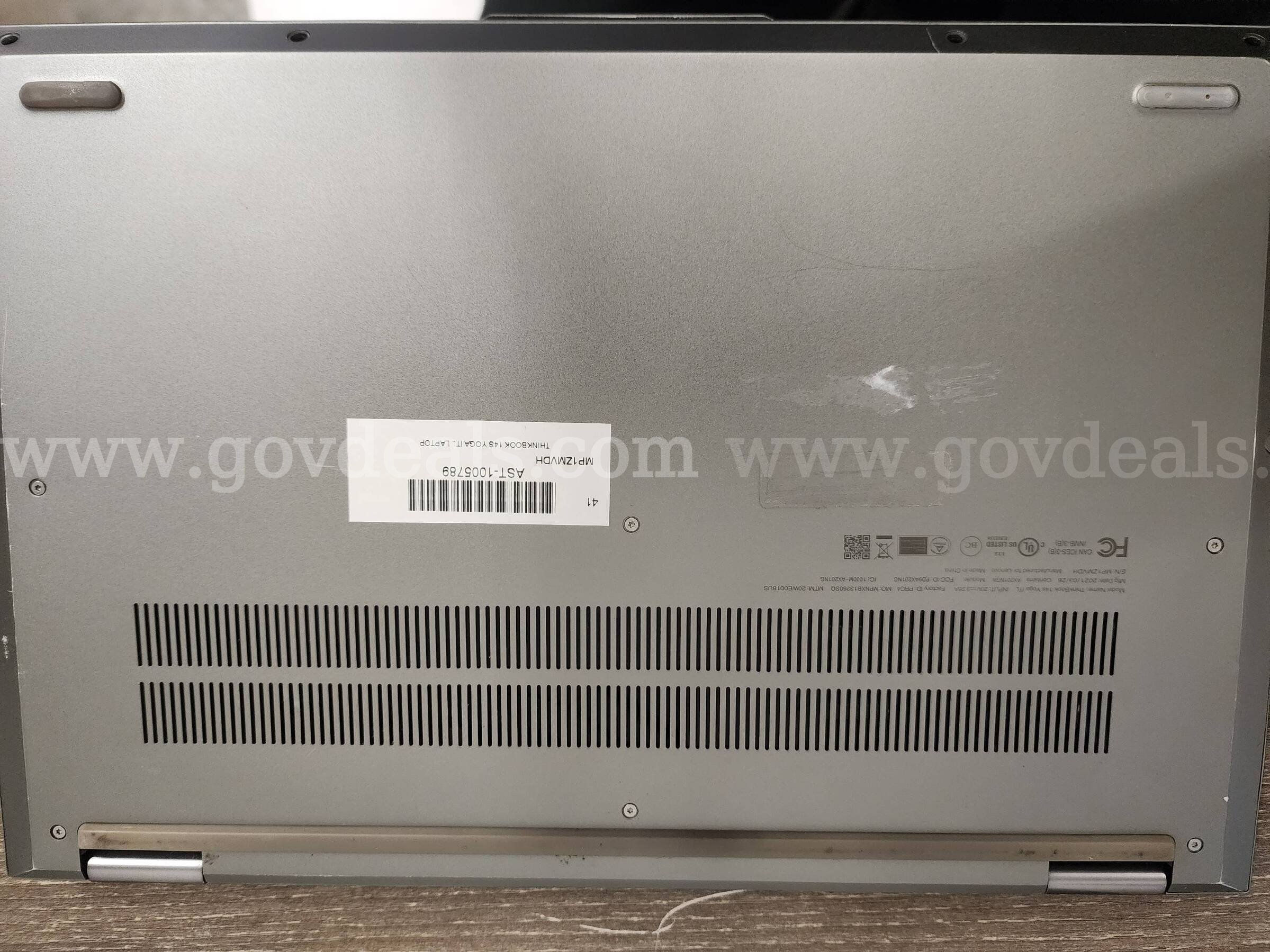 Lenovo ThinkBook Yoga Lenovo ThinkBook Yoga Government Surplus Auction - Photo #3