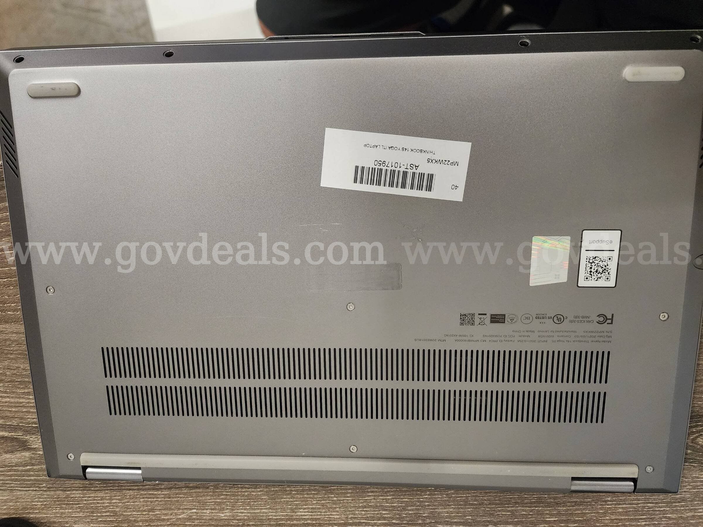 Lenovo ThinkBook 14s Yoga ITL Lenovo ThinkBook 14s Yoga ITL Government Surplus Auction - Photo #3