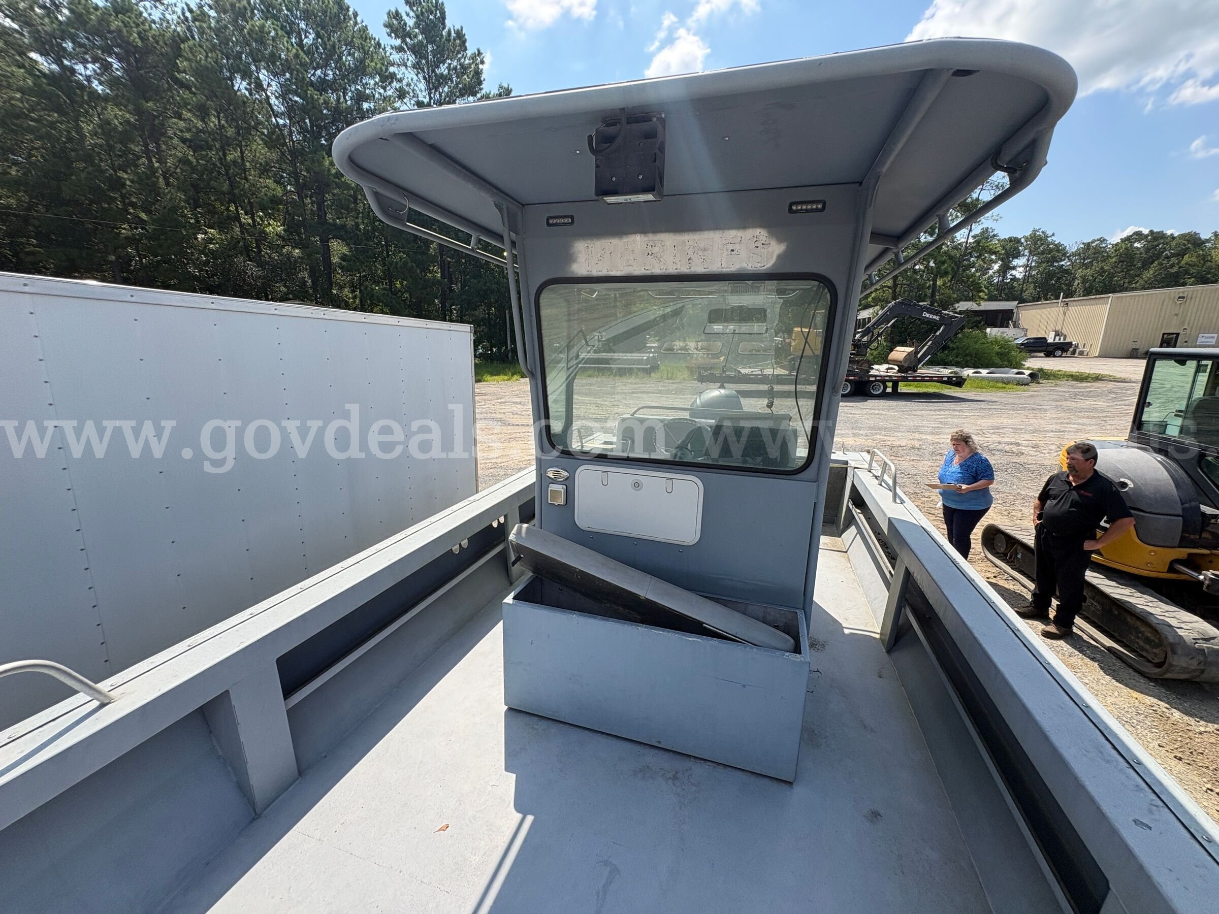 2012 River Hawk Boats XX Ft Center Console Aluminum Boat with Yamaha 250hp Outboard River Hawk Boats 250hp Government Surplus Auction - Photo #2
