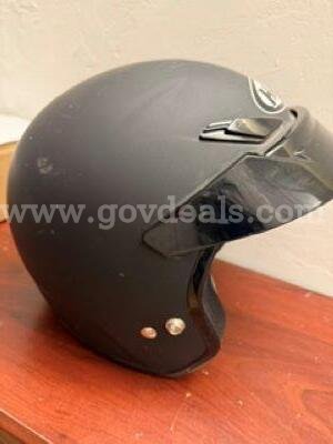 Hjc Motorcycle Helmet, Excellent Condition, Size M Hjc  Government Surplus Auction - Photo #3