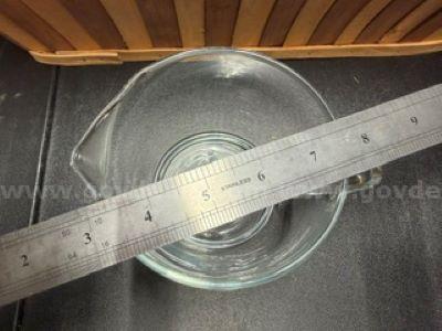 Vintage, TAG, Handblown, Clear, Glass Sauce Gravy Boat, Excellent Condition, No Defects   Government Surplus Auction - Photo #3