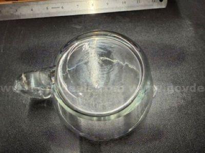 Vintage, TAG, Handblown, Clear, Glass Sauce Gravy Boat, Excellent Condition, No Defects   Government Surplus Auction - Photo #4
