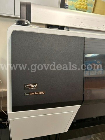 Epson Stylus Pro 9890 Plotter Epson 9890 Government Surplus Auction - Photo #3
