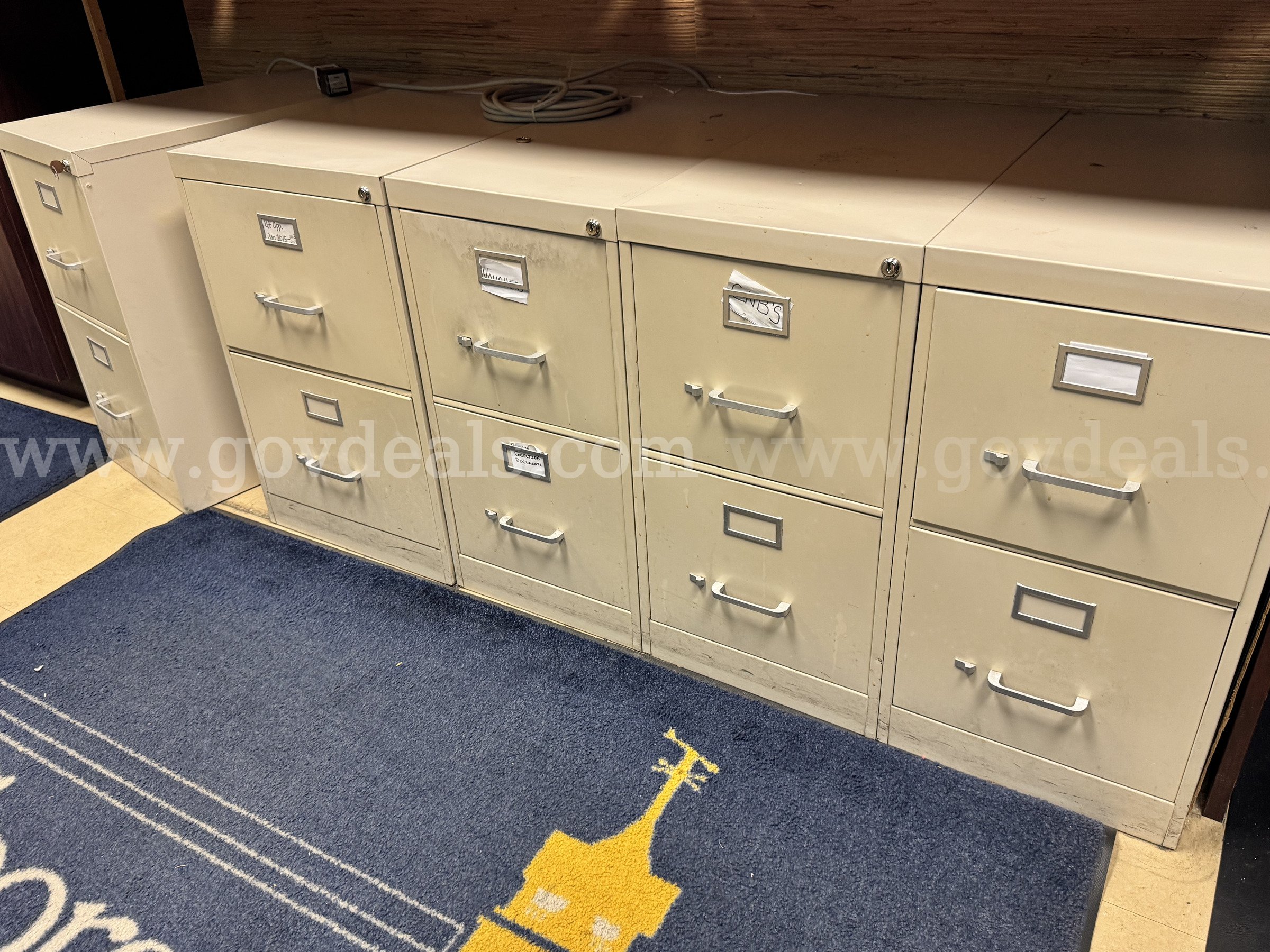 Lot of Steel Cabinets   Government Surplus Auction - Photo #2