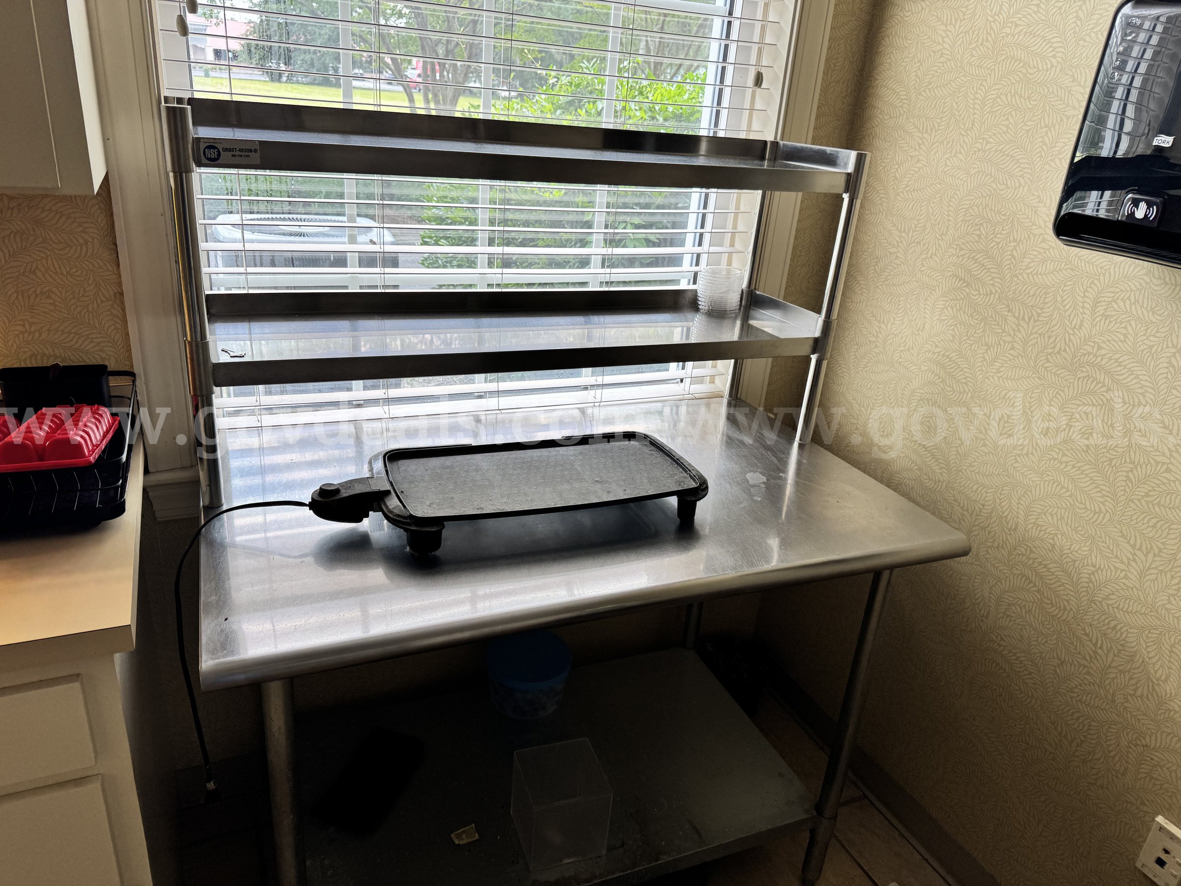 Used Stainless Steel Kitchen Shelving   Government Surplus Auction - Primary Photo
