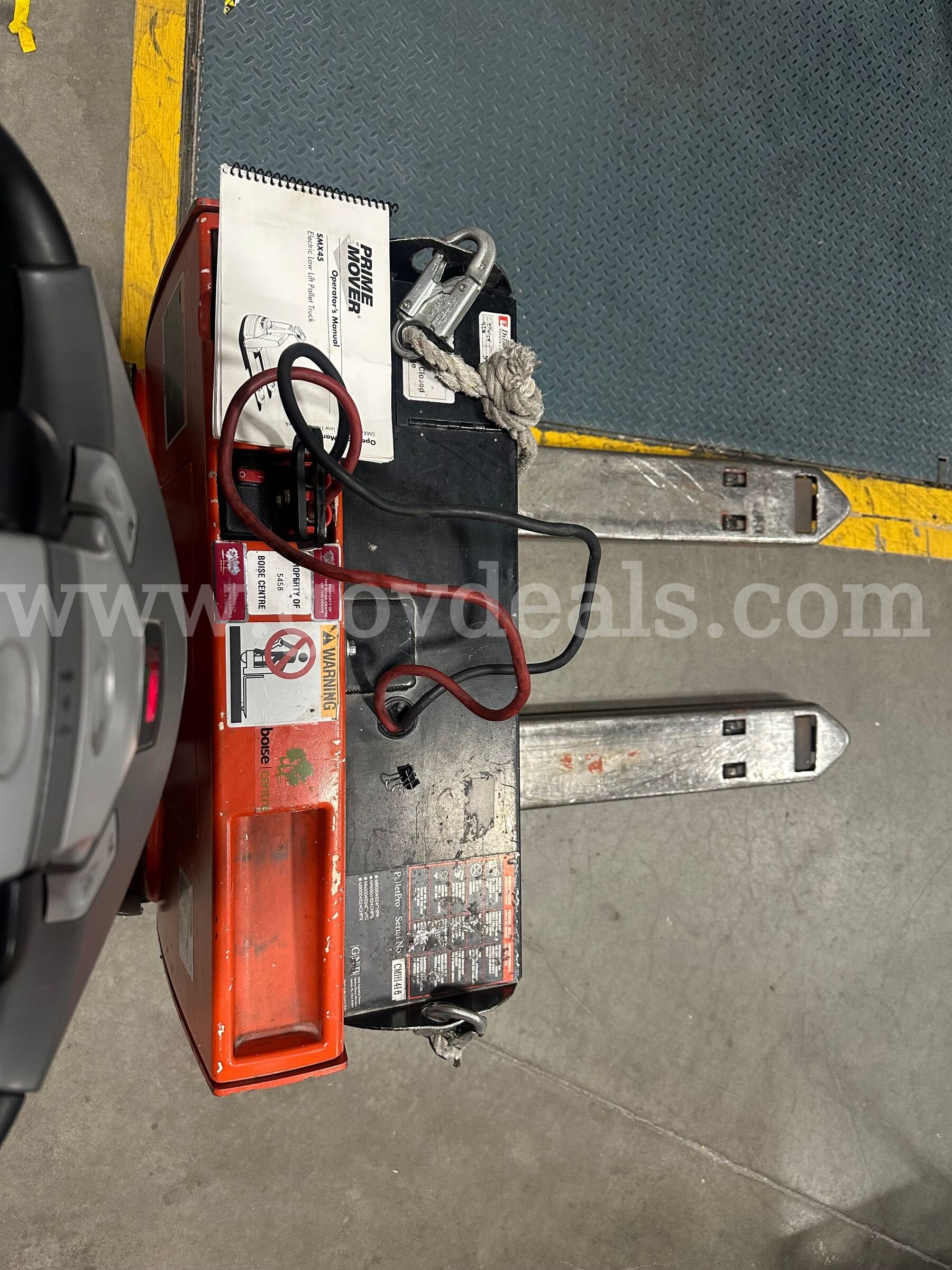 Electric Pallet Jack - Prime Mover Prime Mover SMX45 Government Surplus Auction - Photo #3