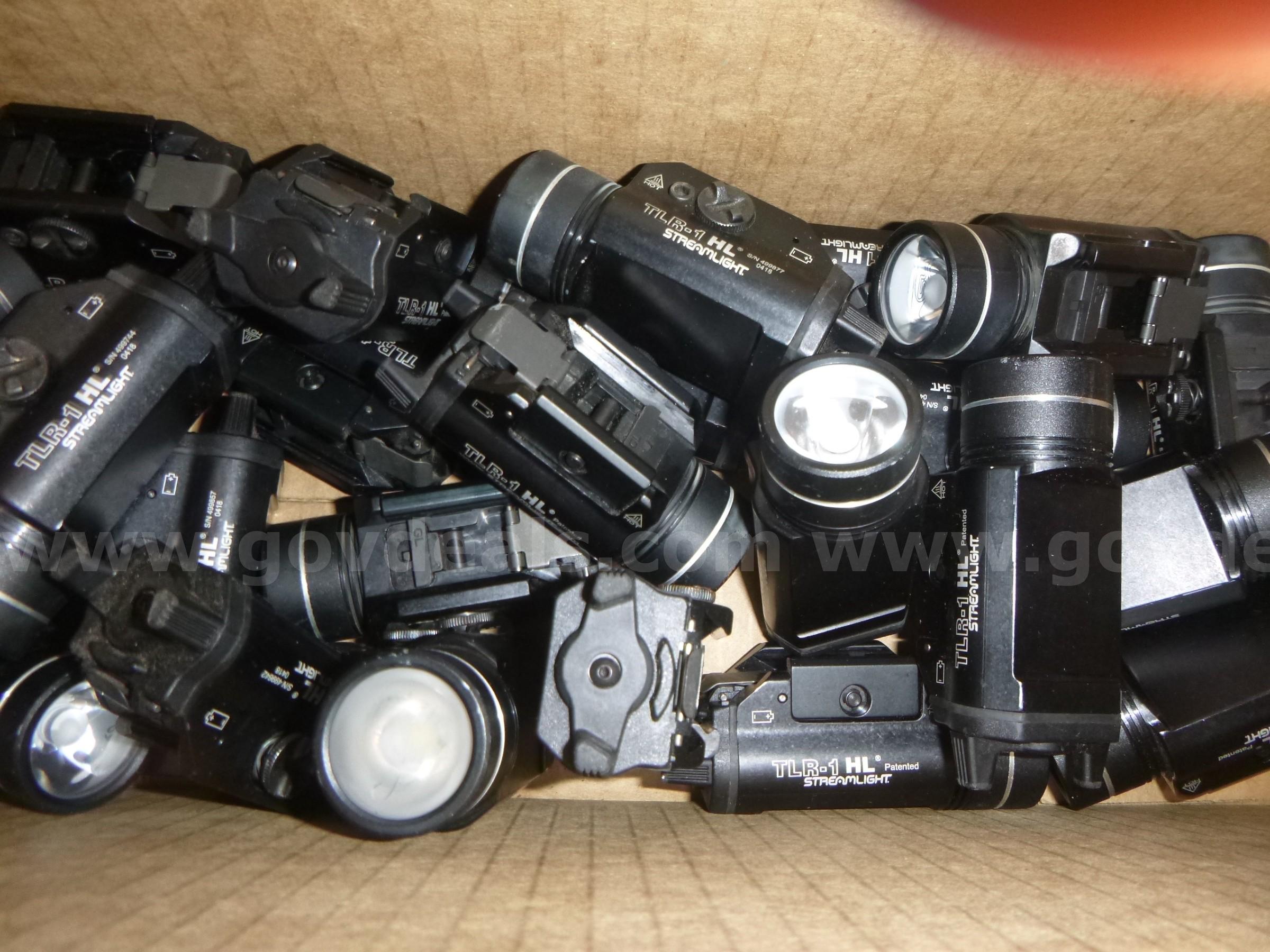 40 Streamlight TLR-1 HL PISTOL LIGHTS Case  Government Surplus Auction - Photo #3