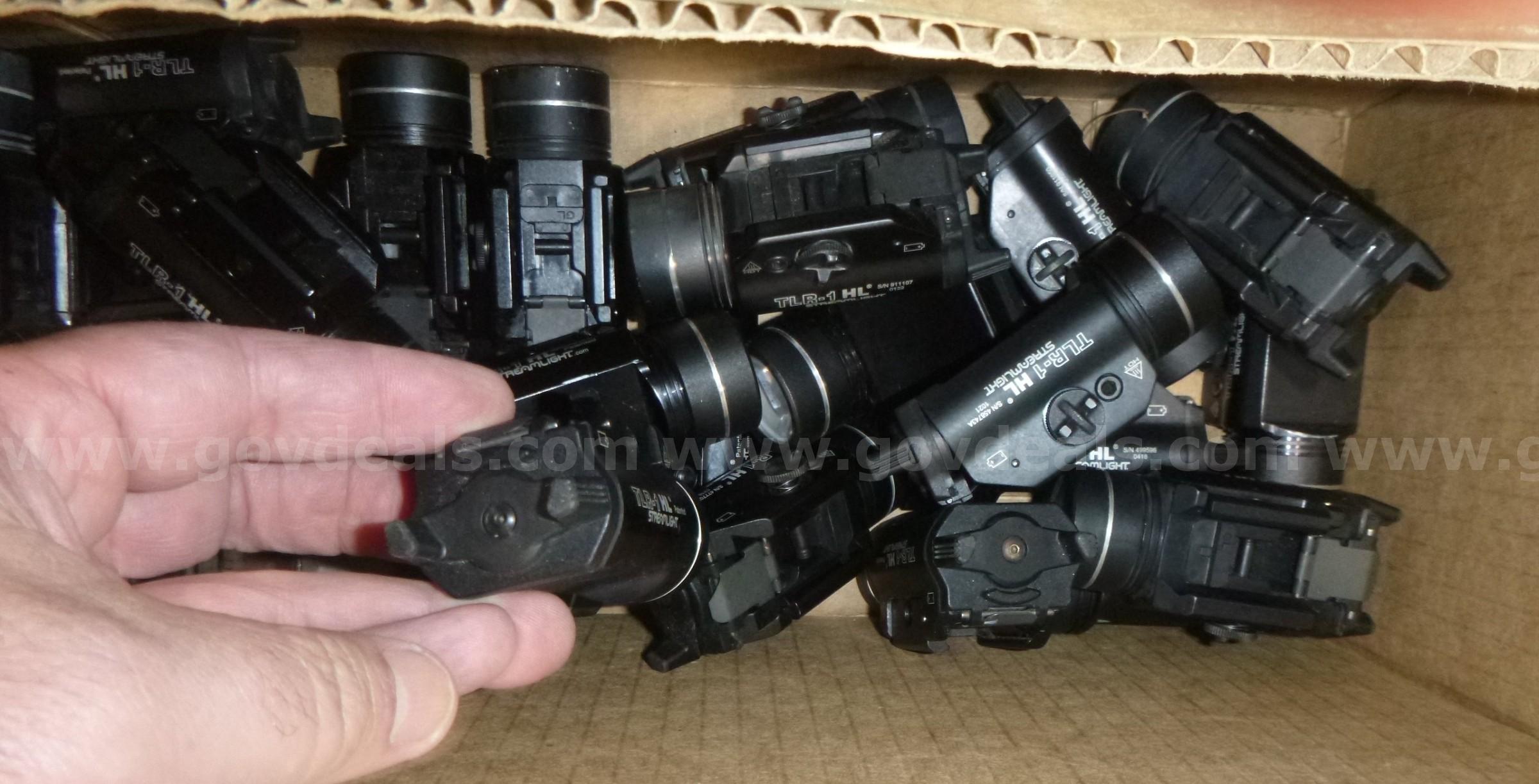 40 Streamlight TLR-1 HL PISTOL LIGHTS Case  Government Surplus Auction - Photo #5