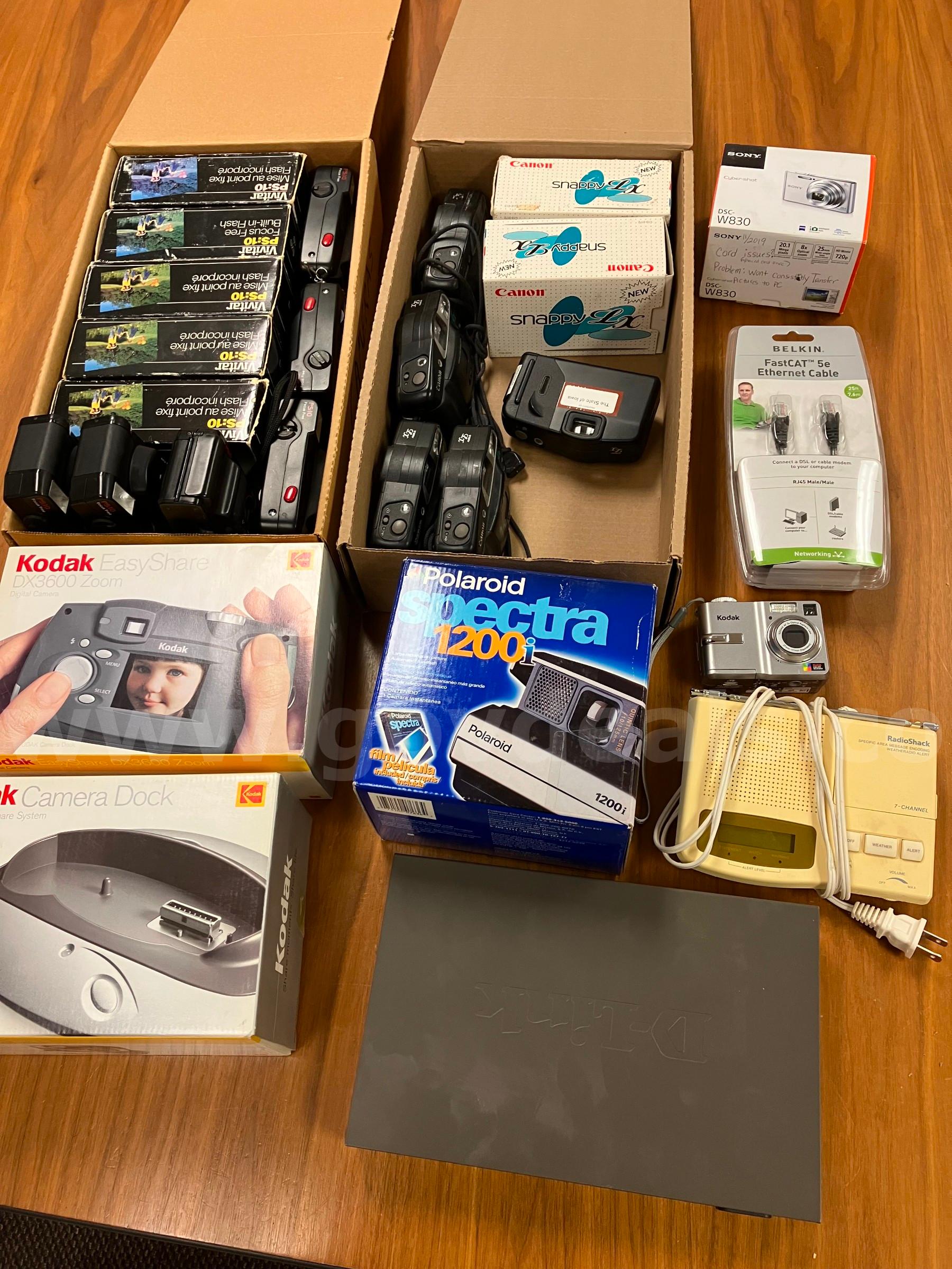 Kodak, Sony, Vivitar and Canon Cameras and Misc. Items Sony  Government Surplus Auction - Photo #2