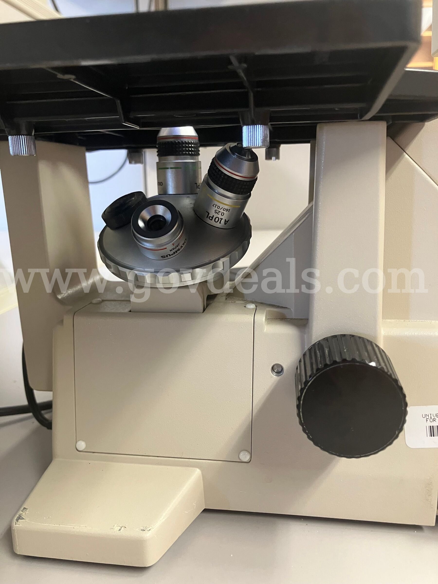 Olympus CKZ ULWCD 0.30 used with a Diagnostic Instruments PA1-10A Olympus CKZ ULWCD 0.30 Government Surplus Auction - Photo #3