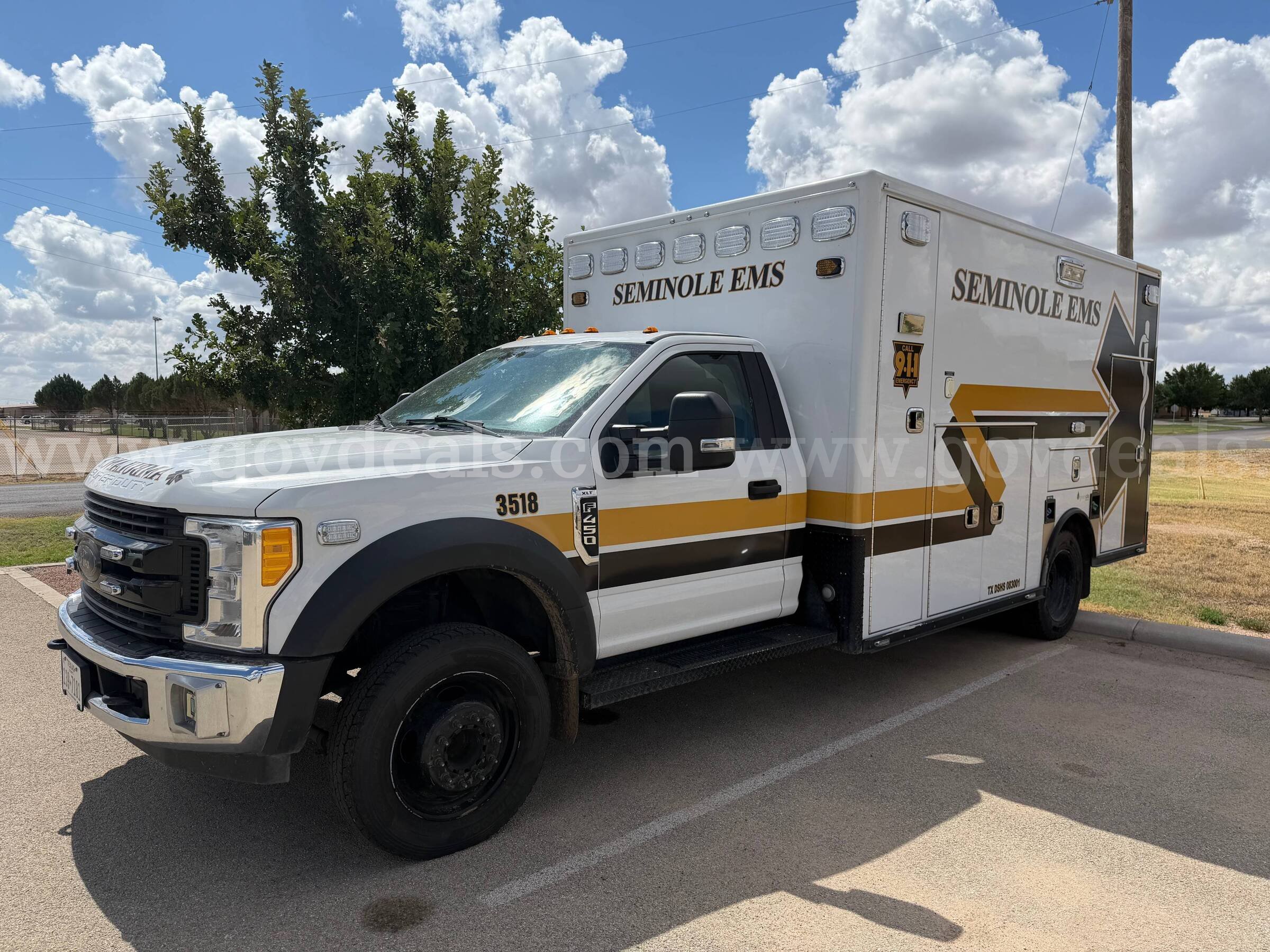 2017 Ford F450 type I ambulance