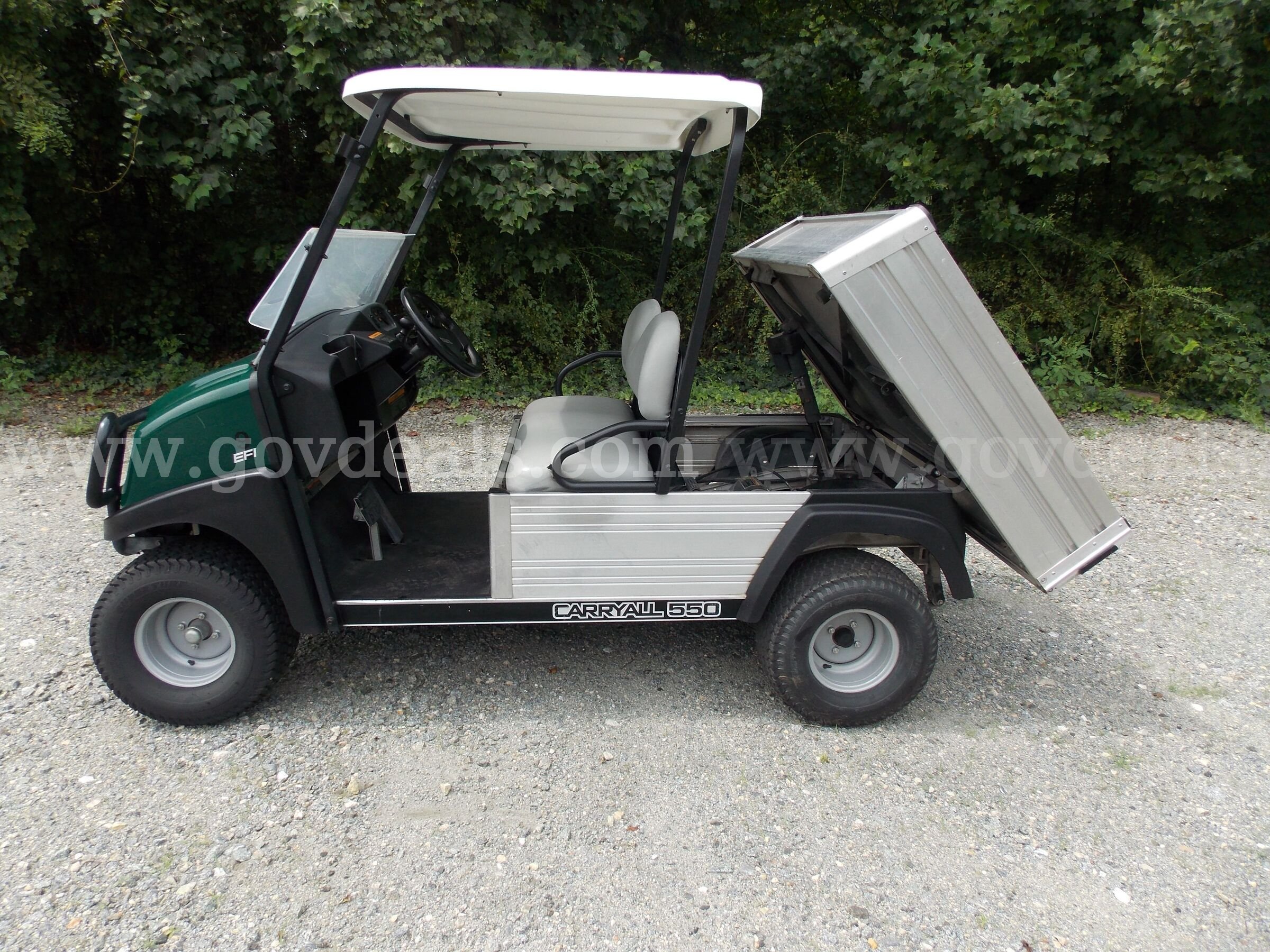 2021 CLUB CAR CARRYALL 550 GAS ELECTRIC DUMP