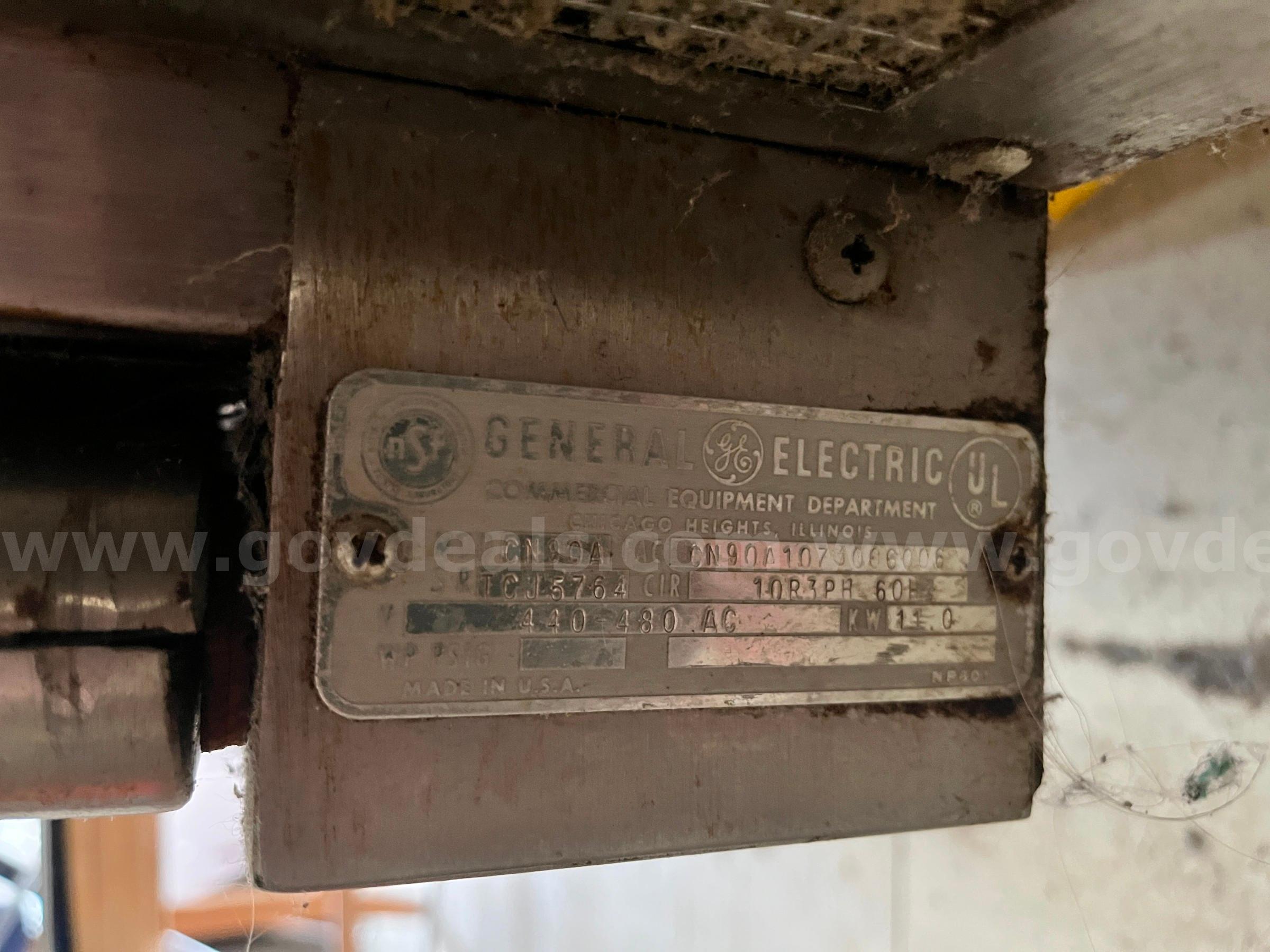 GE Double Stack Oven   Government Surplus Auction - Photo #4
