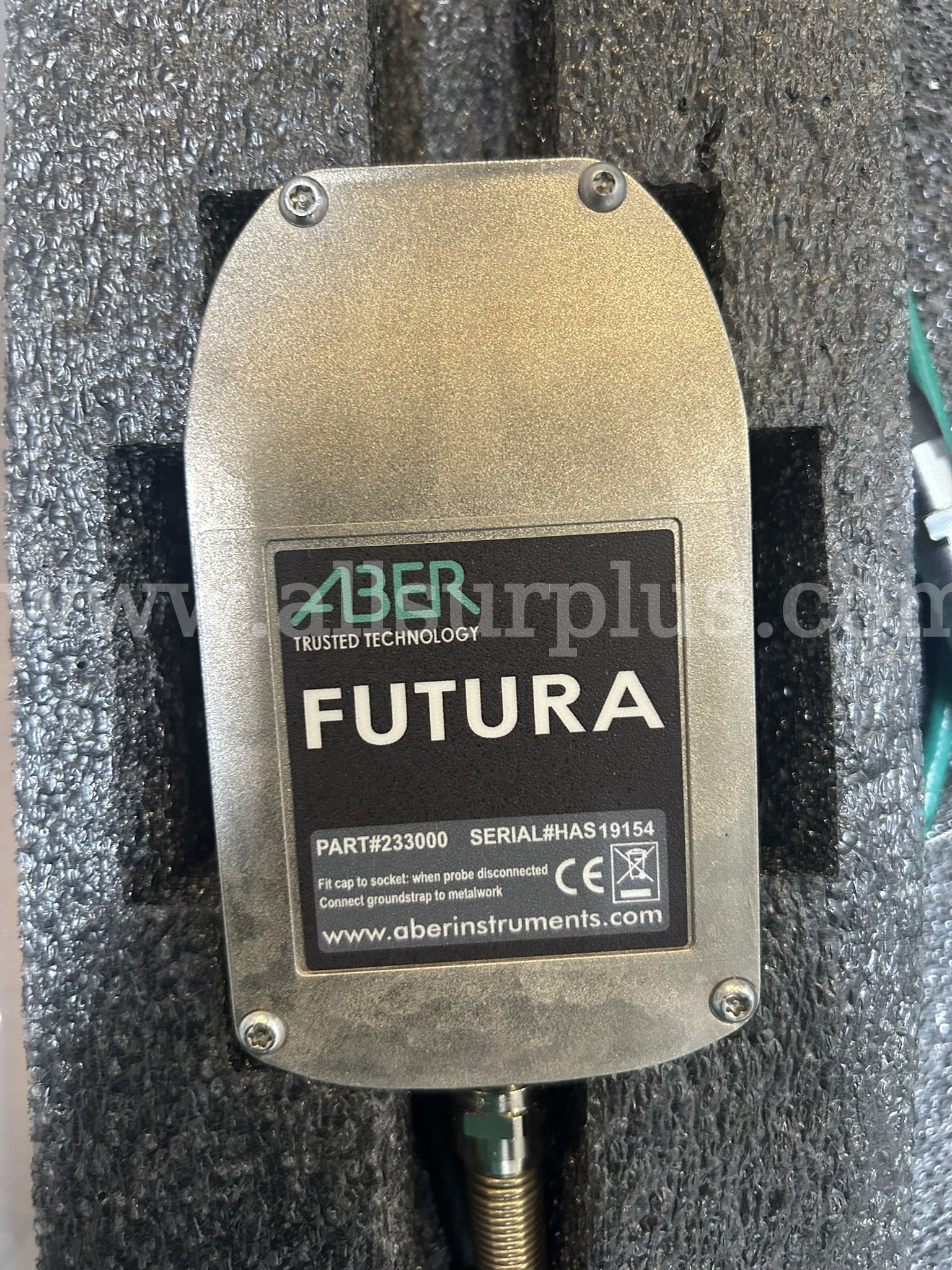 Set of 4 UNUSED ABER FUTURA Probes with wall mount   Government Surplus Auction - Photo #2
