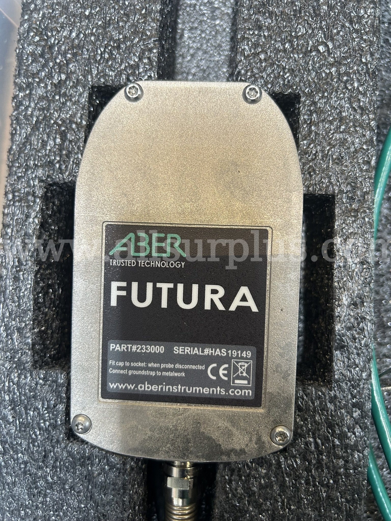 Set of 4 UNUSED ABER FUTURA Probes with wall mount   Government Surplus Auction - Photo #3