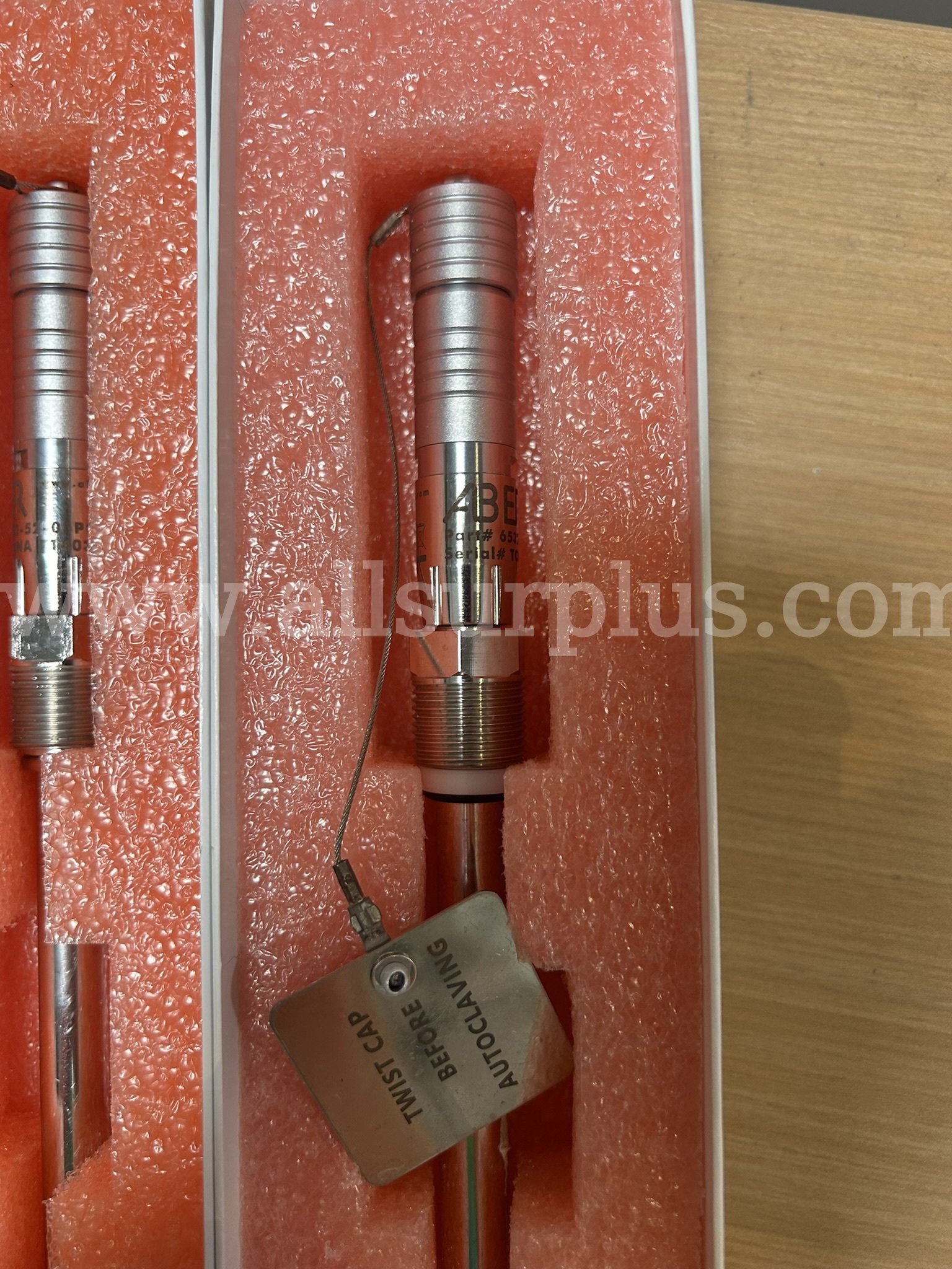 Set of 4 used ABER FUTURA probes with 4-way Hub   Government Surplus Auction - Photo #3