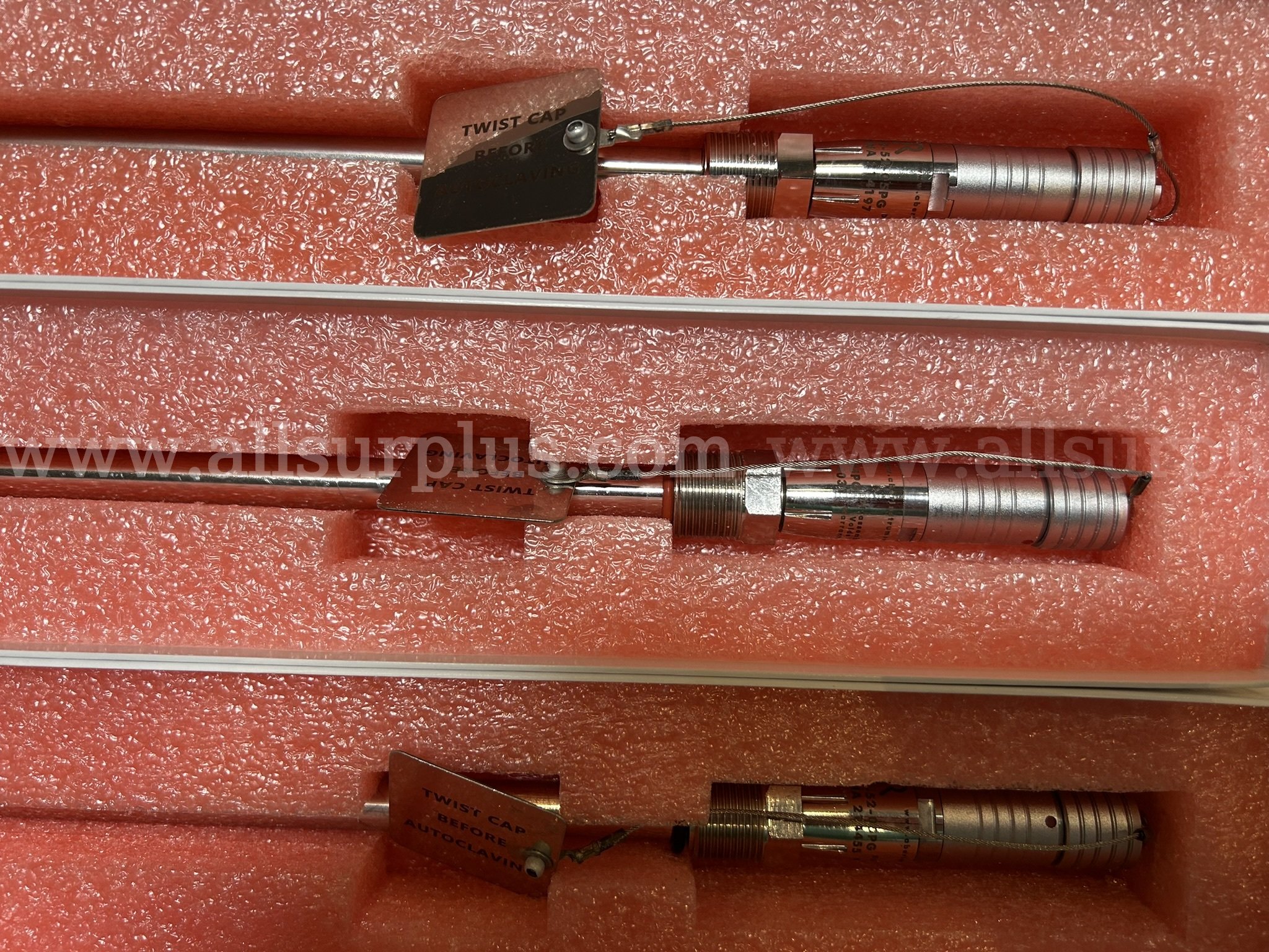 Set of 4 used ABER FUTURA probes with 4-way Hub   Government Surplus Auction - Photo #4
