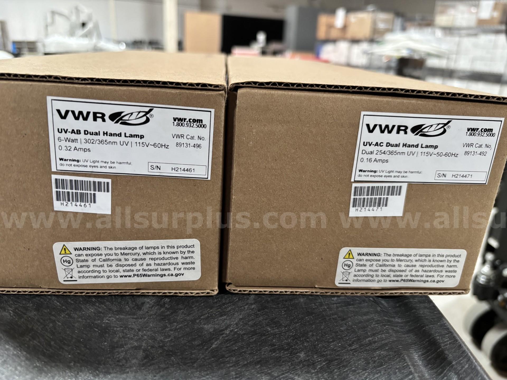 Sper Scientific UVA/B and UVC Light Meters Plus VWR Handlamps for UV AB and A/C   Government Surplus Auction - Photo #2