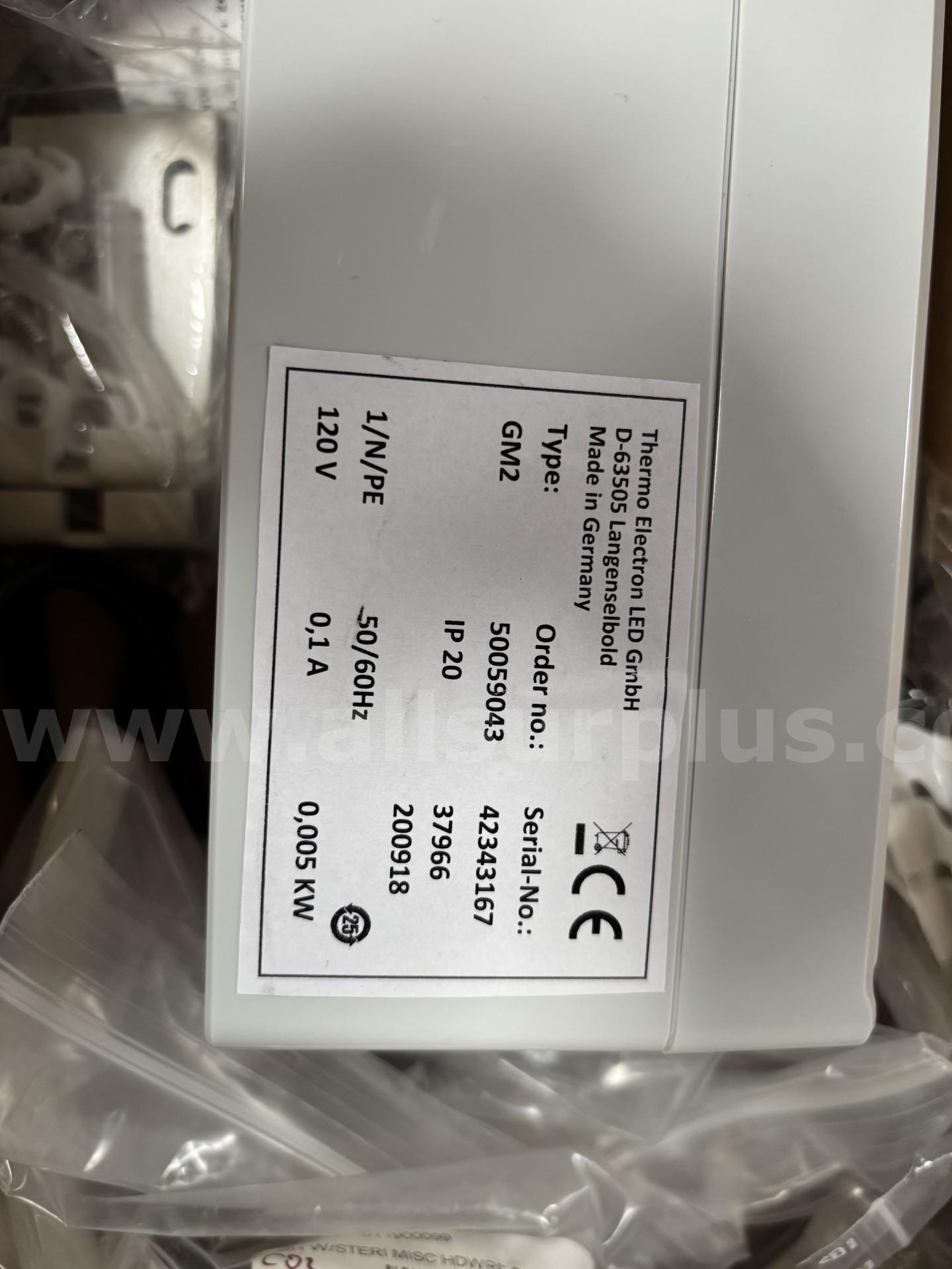 ThermoFisher Gas Cylinder Monitor 115V  115V Government Surplus Auction - Photo #2