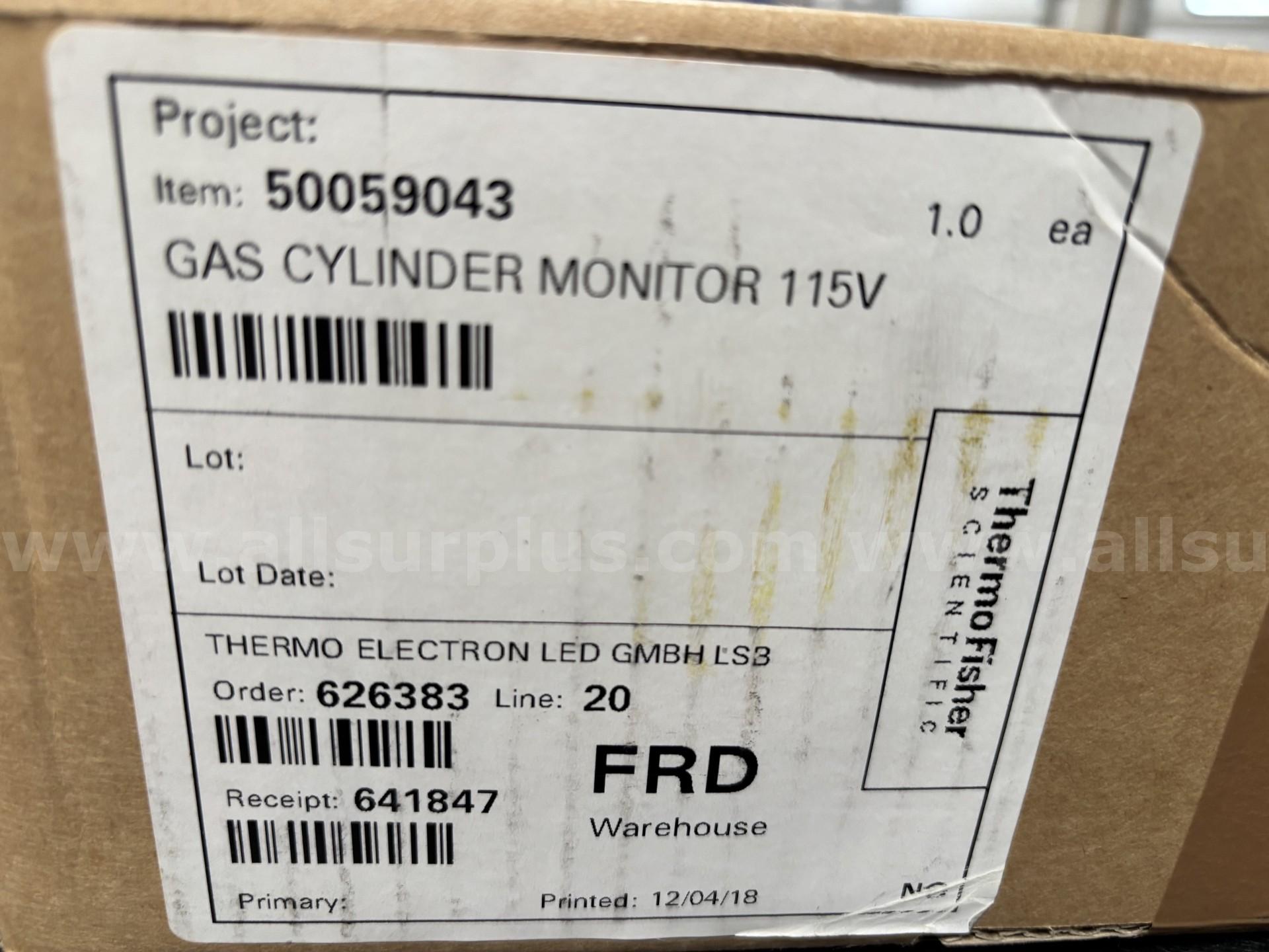 ThermoFisher Gas Cylinder Monitor 115V  115V Government Surplus Auction - Photo #3