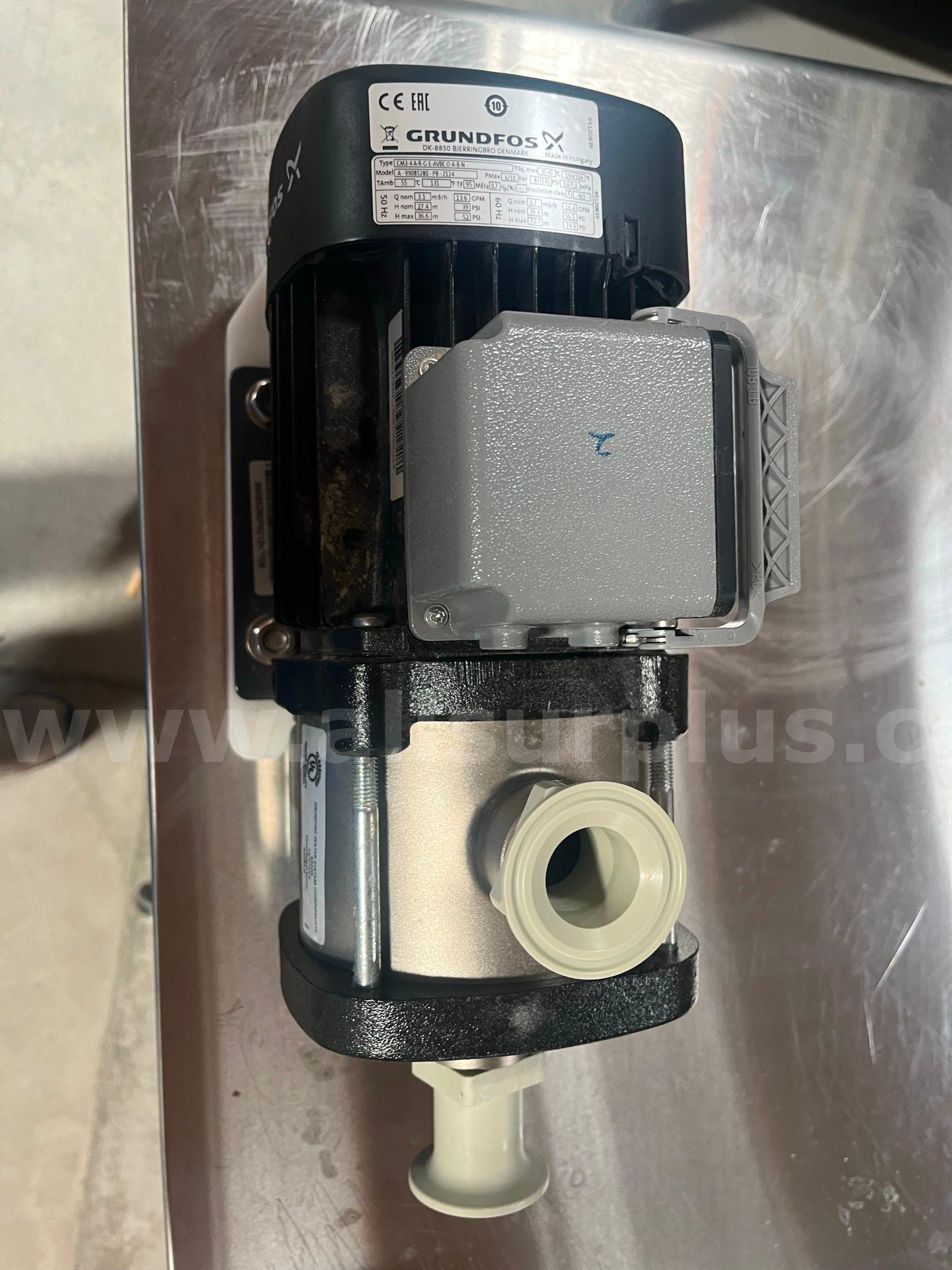 Grundfos pump (Type CM3-4-A-R-G-E-AVBE O-A-B-N; Model A-99085280-P8-2124)  2124 Government Surplus Auction - Photo #3