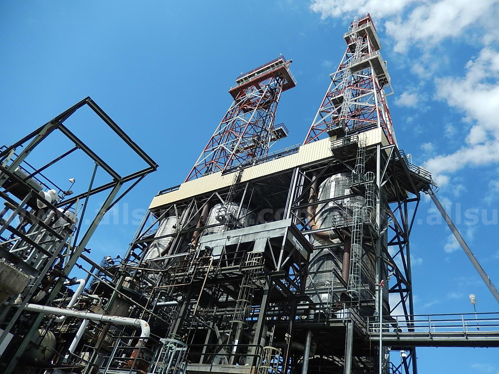 Coker Unit, 23,000bpd, (3) Drums, Fractionator, (2) Heaters, Coke Cutting Pumps