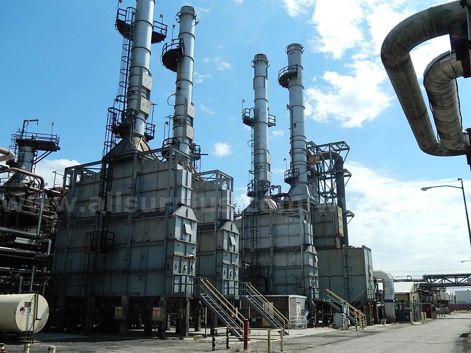 Coker Unit, 23,000bpd, (3) Drums, Fractionator, (2) Heaters, Coke Cutting Pumps  000bpd Government Surplus Auction - Photo #3