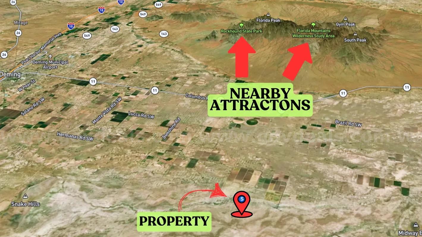 0.55 Acres near the stunning Florida Mountains - Sunshine, Luna County, NM   Government Surplus Auction - Photo #3