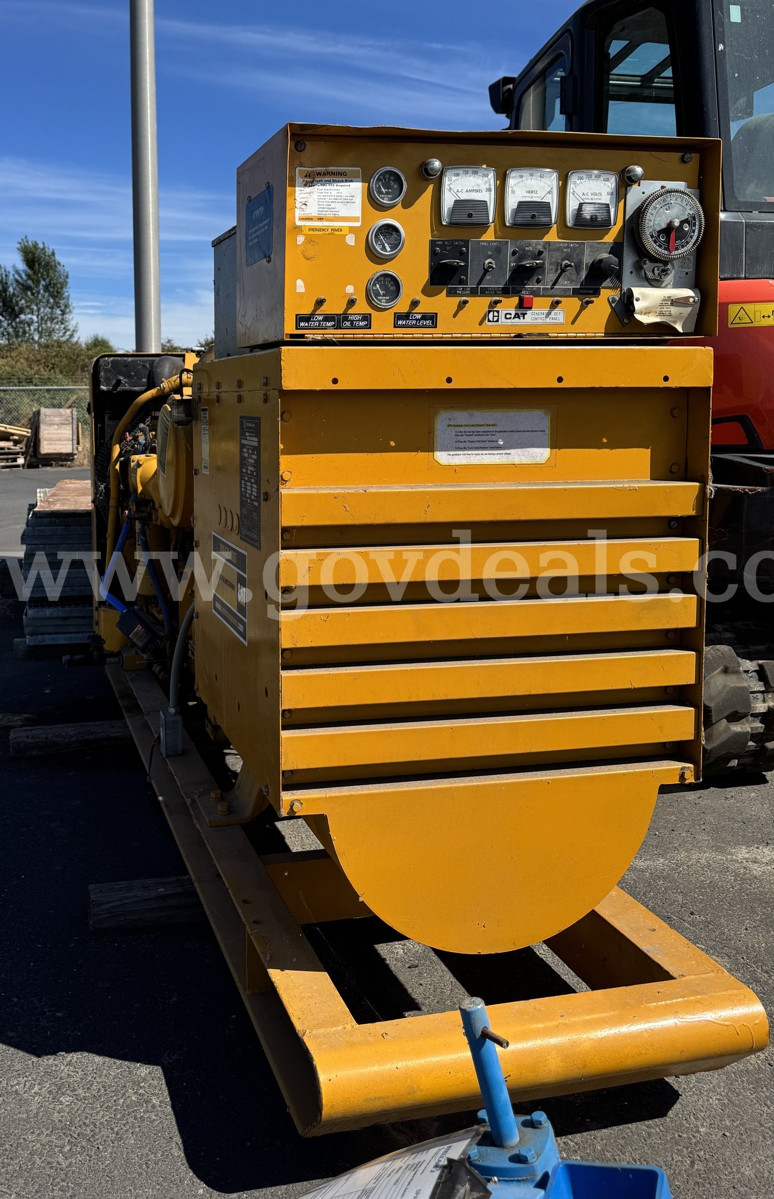1974 CAT Diesel Generator CATERPILLAR SR-4 Government Surplus Auction - Photo #5