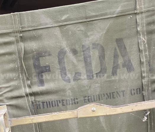 1950s Canvas Stretcher  1950s Government Surplus Auction - Primary Photo