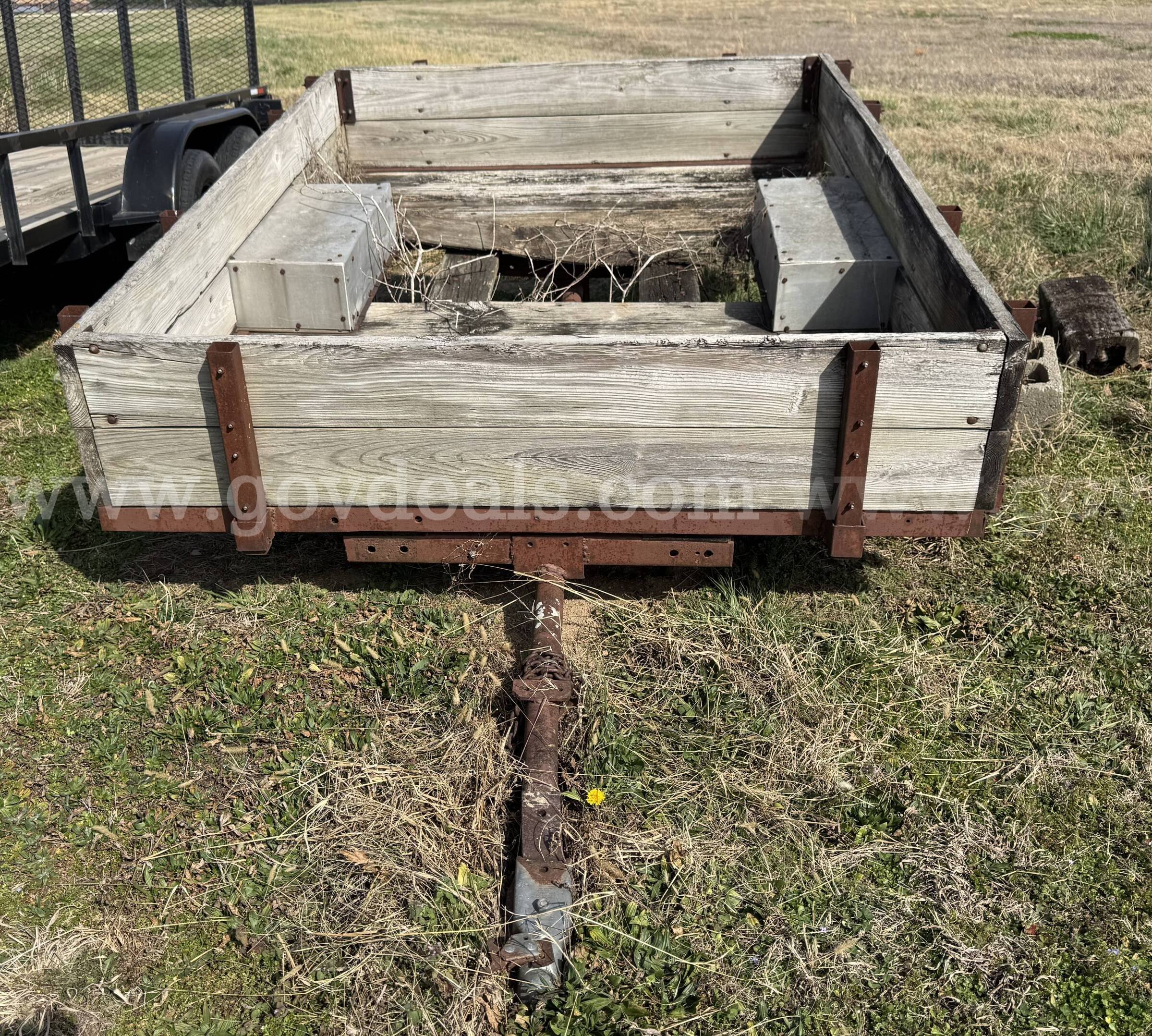 Homemade Bumper pull trailer   Government Surplus Auction - Primary Photo