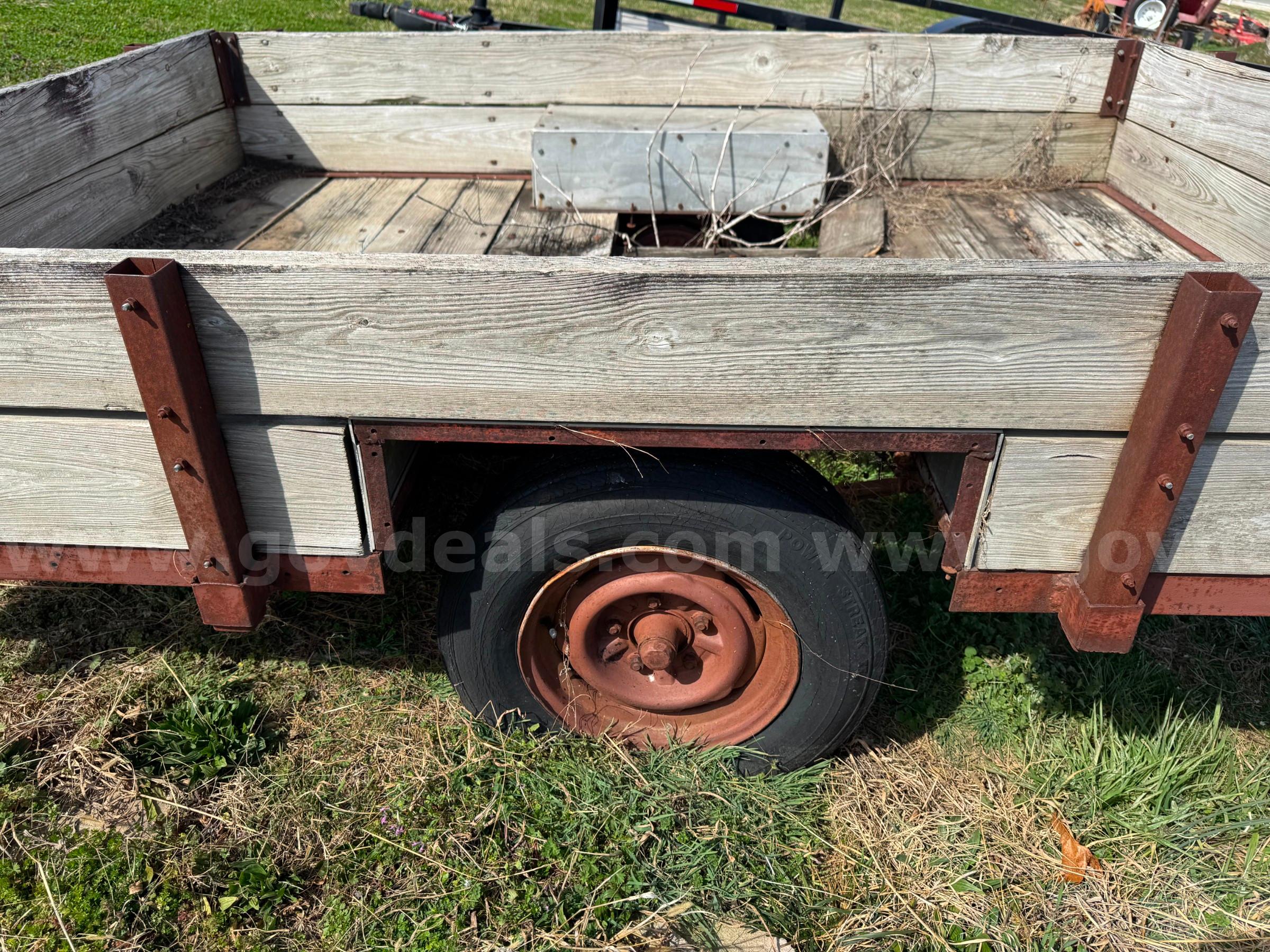 Homemade Bumper pull trailer   Government Surplus Auction - Photo #2