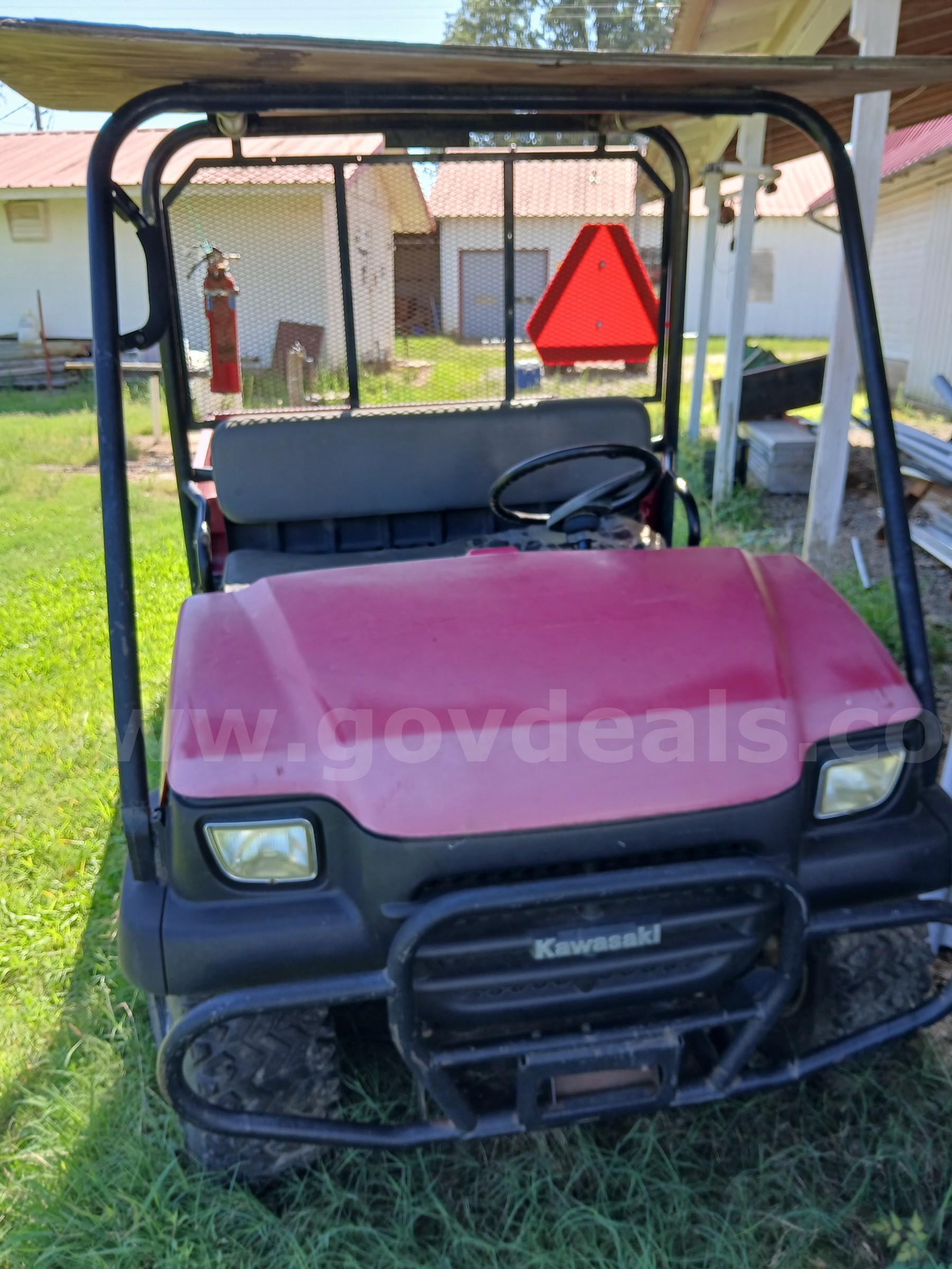 Kawasaki 3000 2 Wheel Drive Mule Kawasaki 3000 Government Surplus Auction - Photo #2