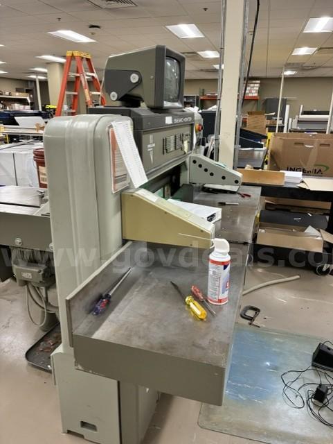 Polar Mohr Paper Cutter 92 MON Polar Mohn 92 MON Government Surplus Auction - Photo #3