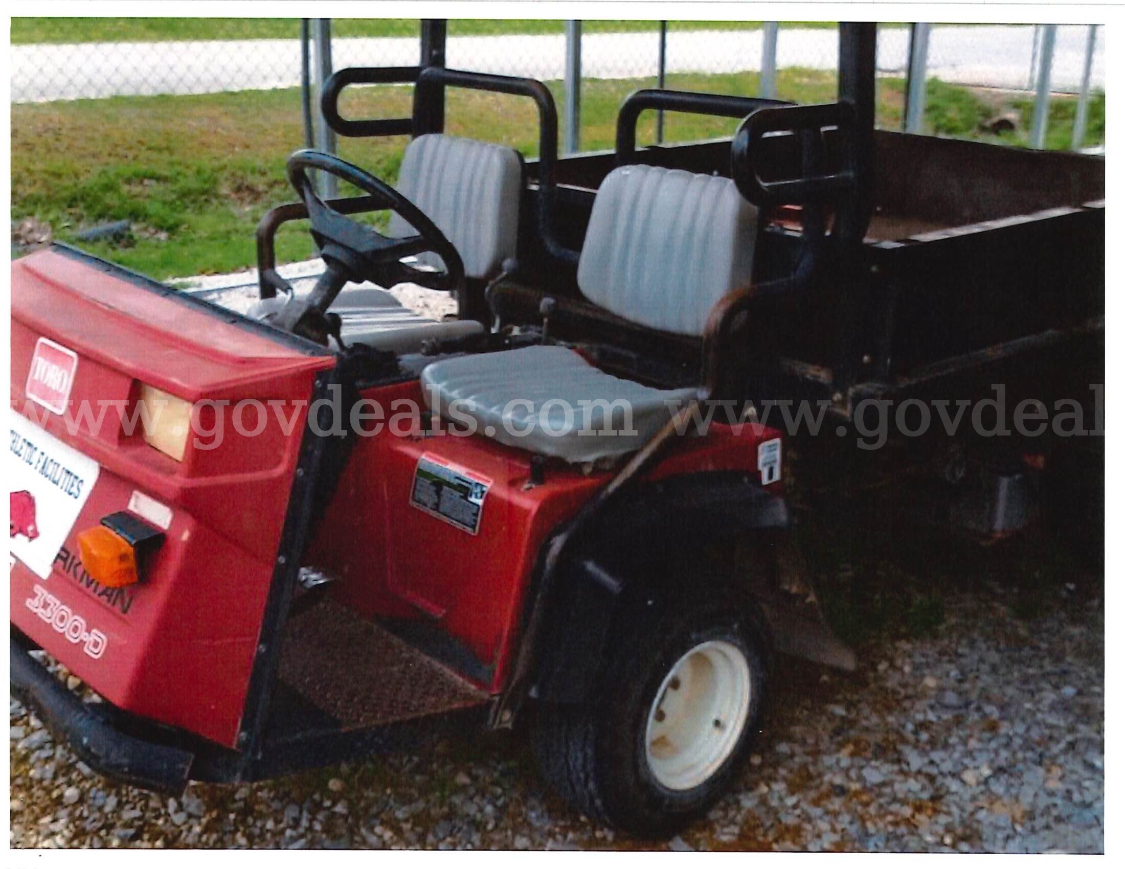 Toro Golf Cart Toro 07205 Government Surplus Auction - Photo #2