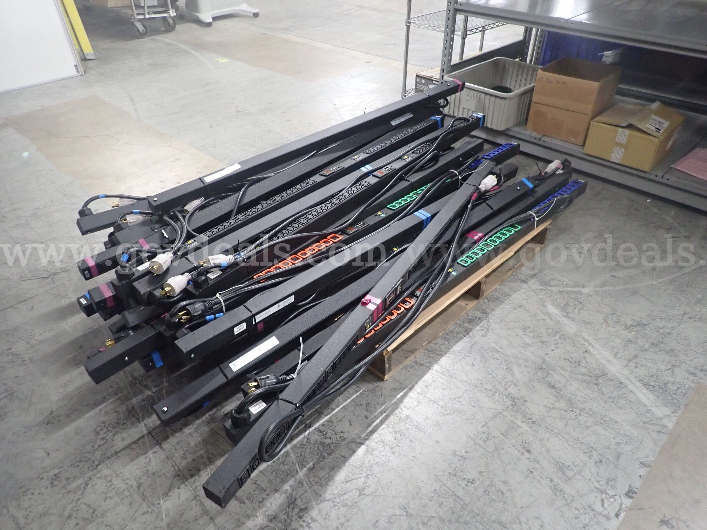 Pallet of Geist Switch Metered PDU Power Strips, Passed Power Test Geist Mixed Government Surplus Auction - Photo #3